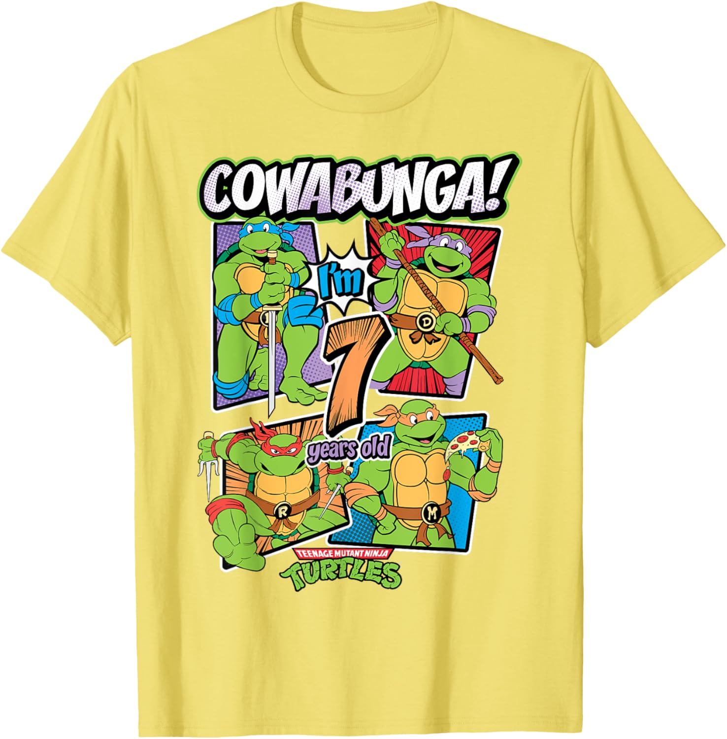 Mademark Teenage Mutant Ninja Turtles T-Shirt for Kids Age 7 Cute Design - 2