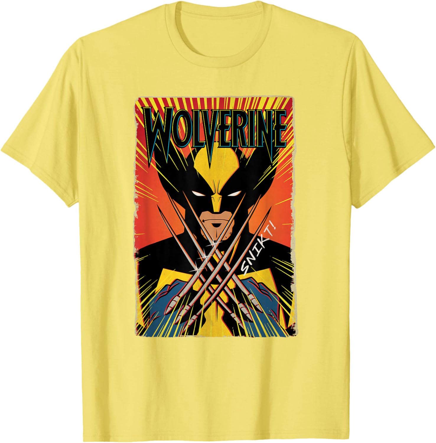 Vintage X-Men 97 Wolverine Claws Snikt T-Shirt for Marvel Fans - 5