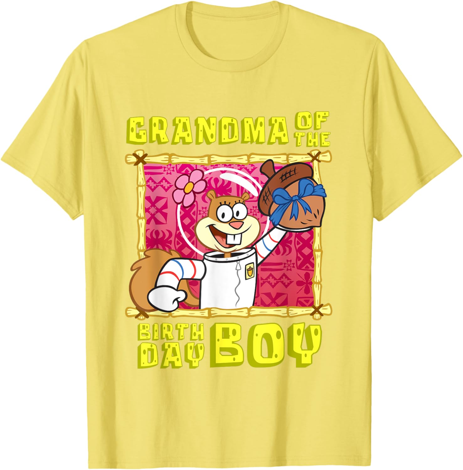 Mademark SpongeBob Sandy Grandma Birthday Boy T-Shirt Gift for Grandma - 4