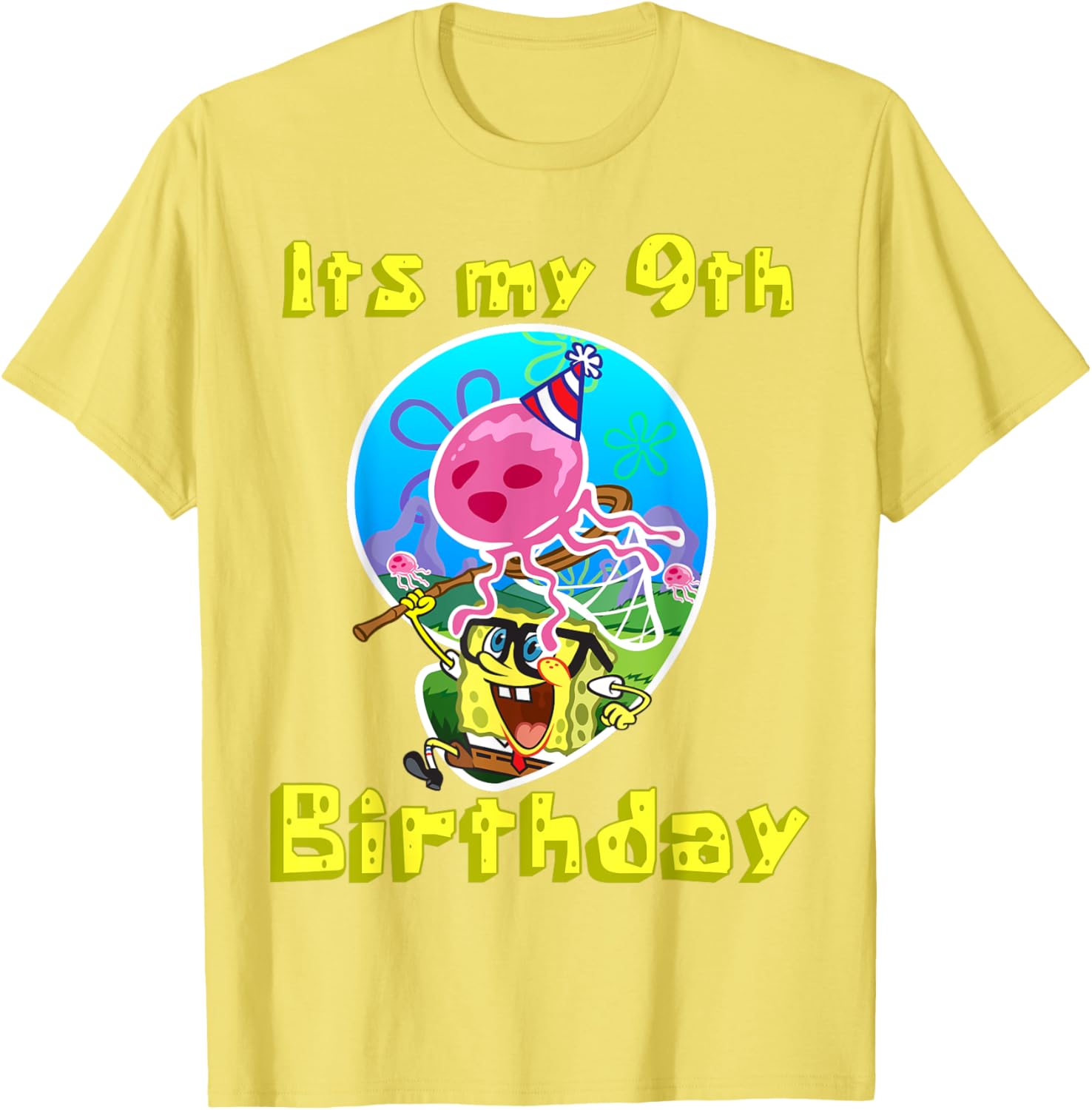 Mademark x SpongeBob SquarePants 9th Birthday T-Shirt Gift for Kids - 2