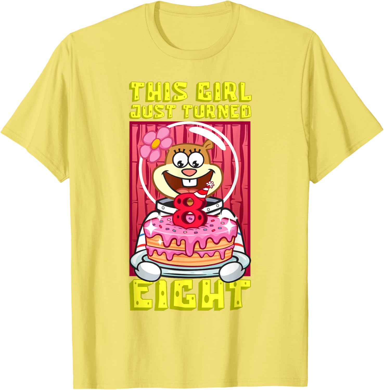Mademark x SpongeBob SquarePants Sandy 8th Birthday Fun T-Shirt - 5