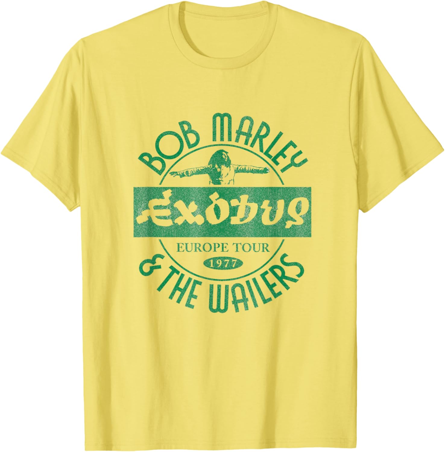 Bob Marley Exodus Europe Tour 1977 Vintage White T-Shirt for Fans - 10