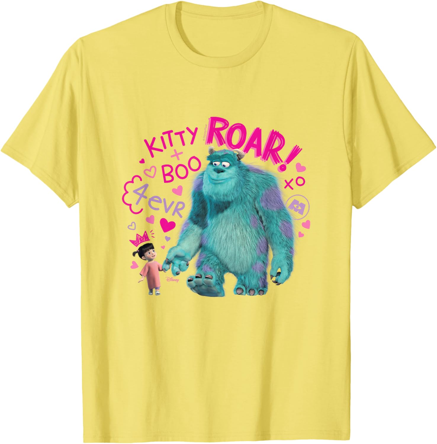 Monsters Inc Kitty and Boo Forever T-Shirt for Kids and Adults - 11