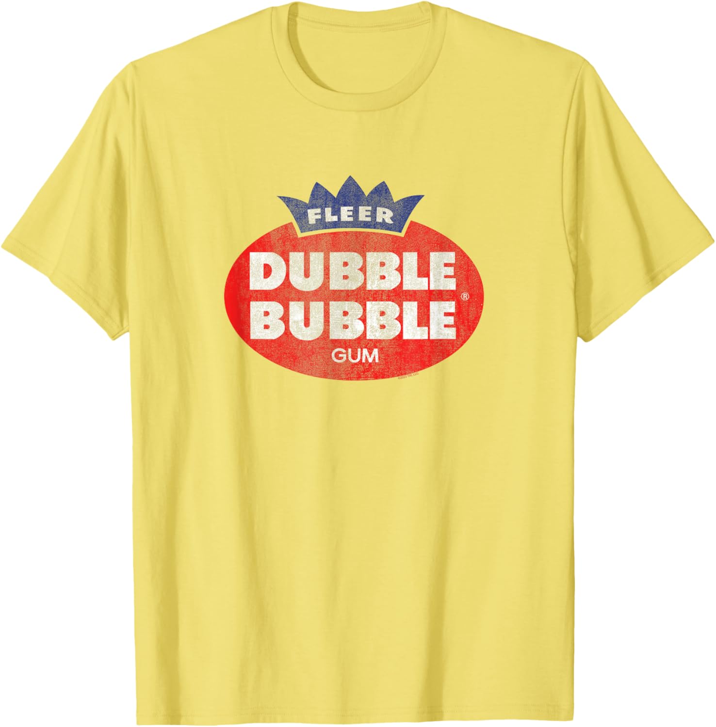 Dubble Bubble Classic Oval Logo Bubblegum Candy T-Shirt for Fun Style - 2