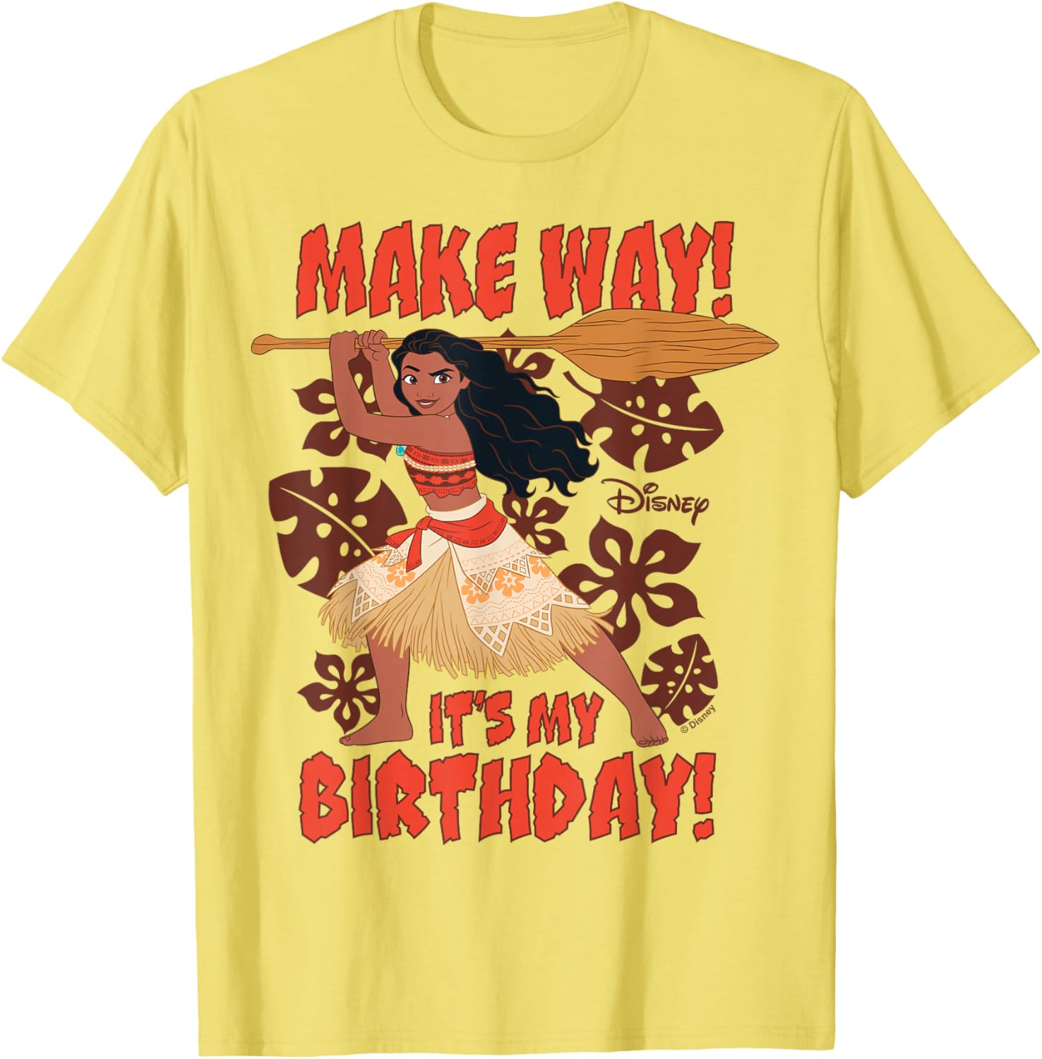 Moana Birthday T-Shirt Fun Disney Princess Apparel for Kids - 5
