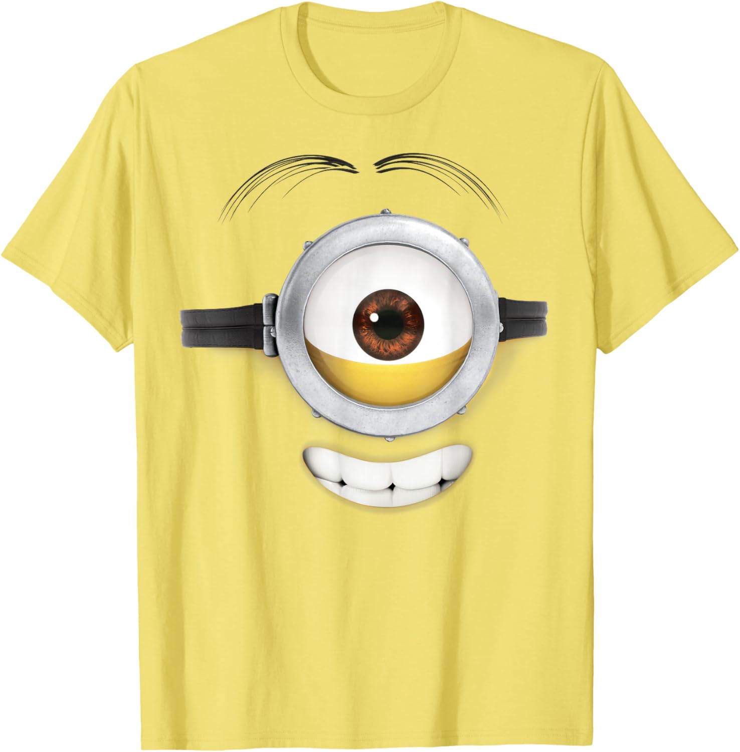 Despicable Me Minions Stuart Smile Graphic T-Shirt for Fun Everyday Wear - 7