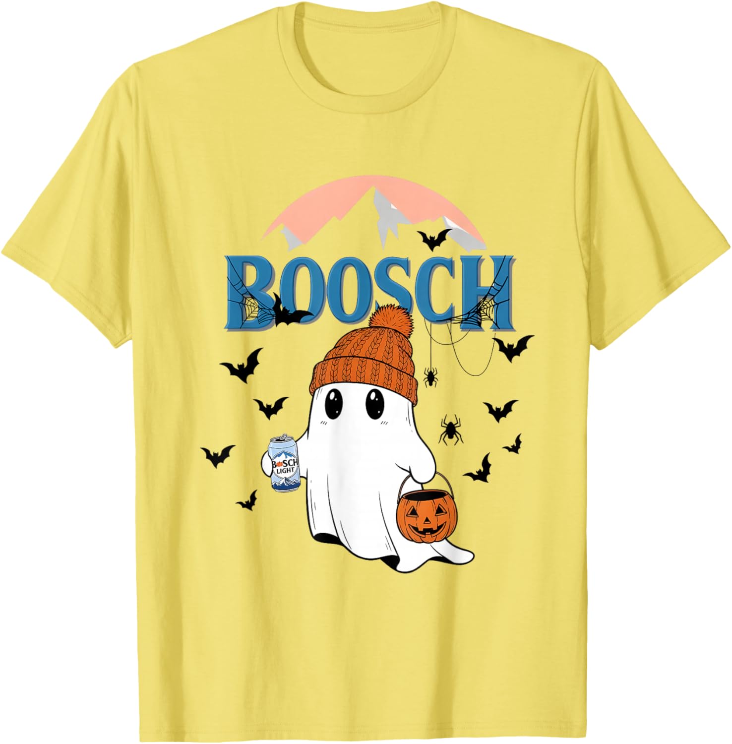 Cute Ghost Beer Pumpkins Halloween T-Shirt for Fun Holiday Spirit - 20
