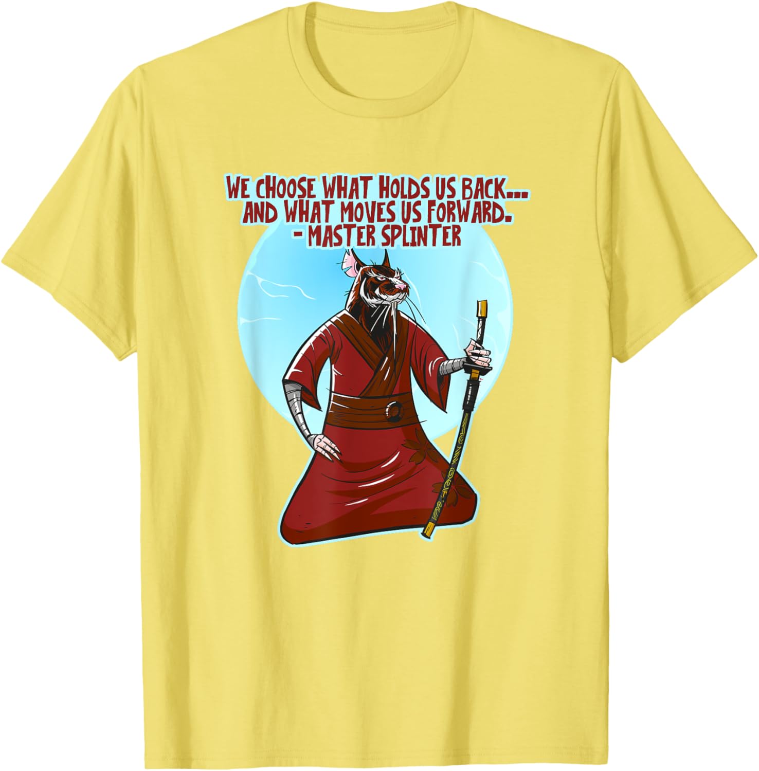 Mademark Teenage Mutant Ninja Turtles Master Splinter Wisdom T-Shirt - 6