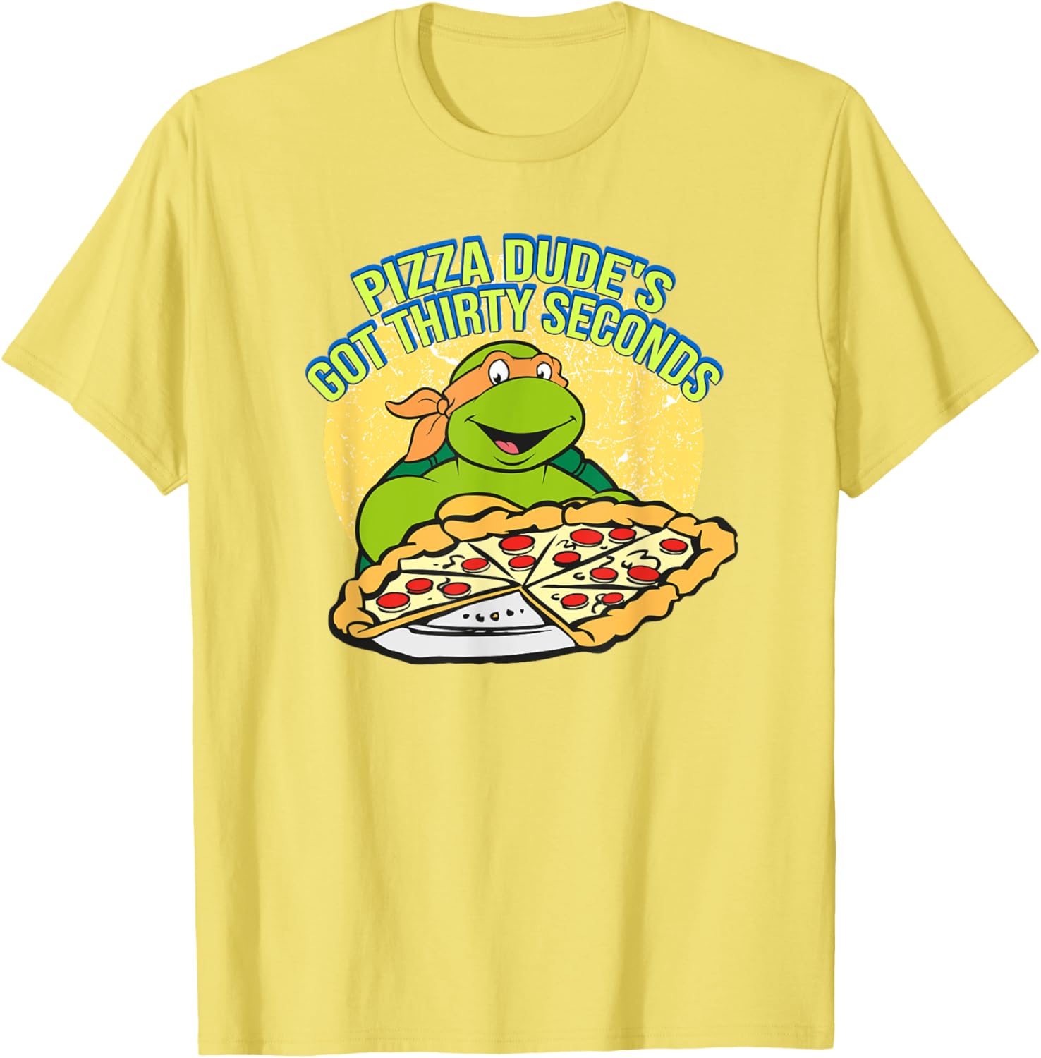 Mademark Teenage Mutant Ninja Turtles Michelangelo Pizza Dude T-Shirt - 14