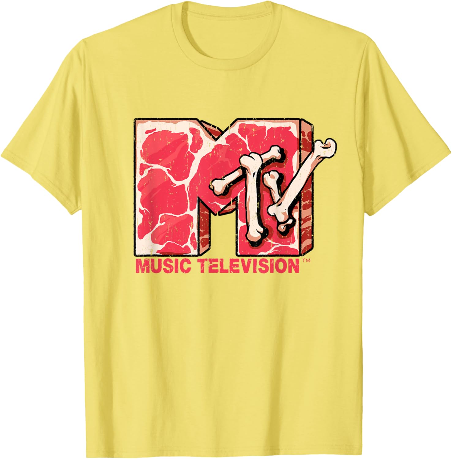 Mademark x MTV Beef Steak Logo T-Shirt for Music Lovers and Foodies - 10