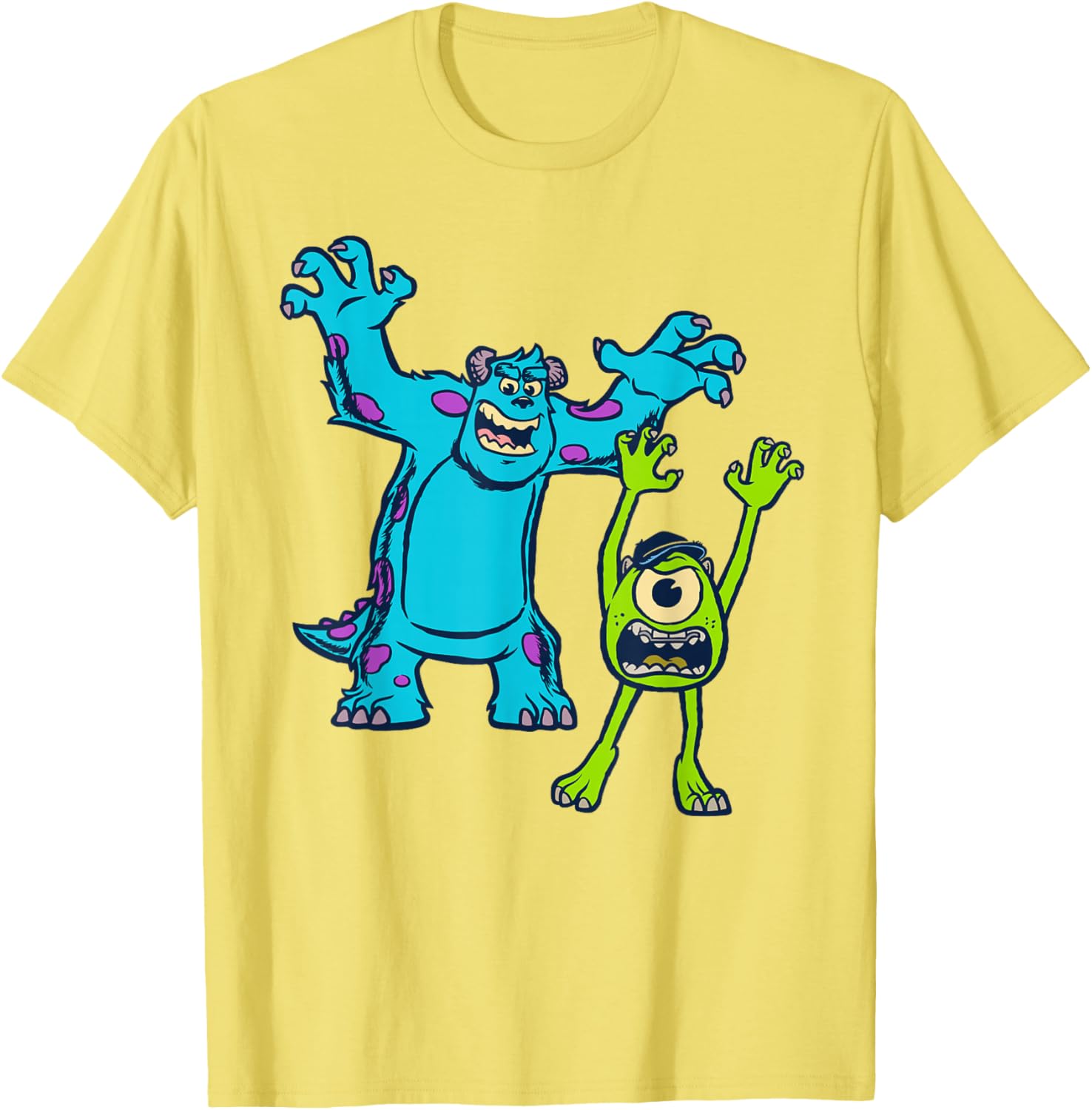 Cute Disney Pixar Monsters University Sulley and Mike T-Shirt for Kids - 8