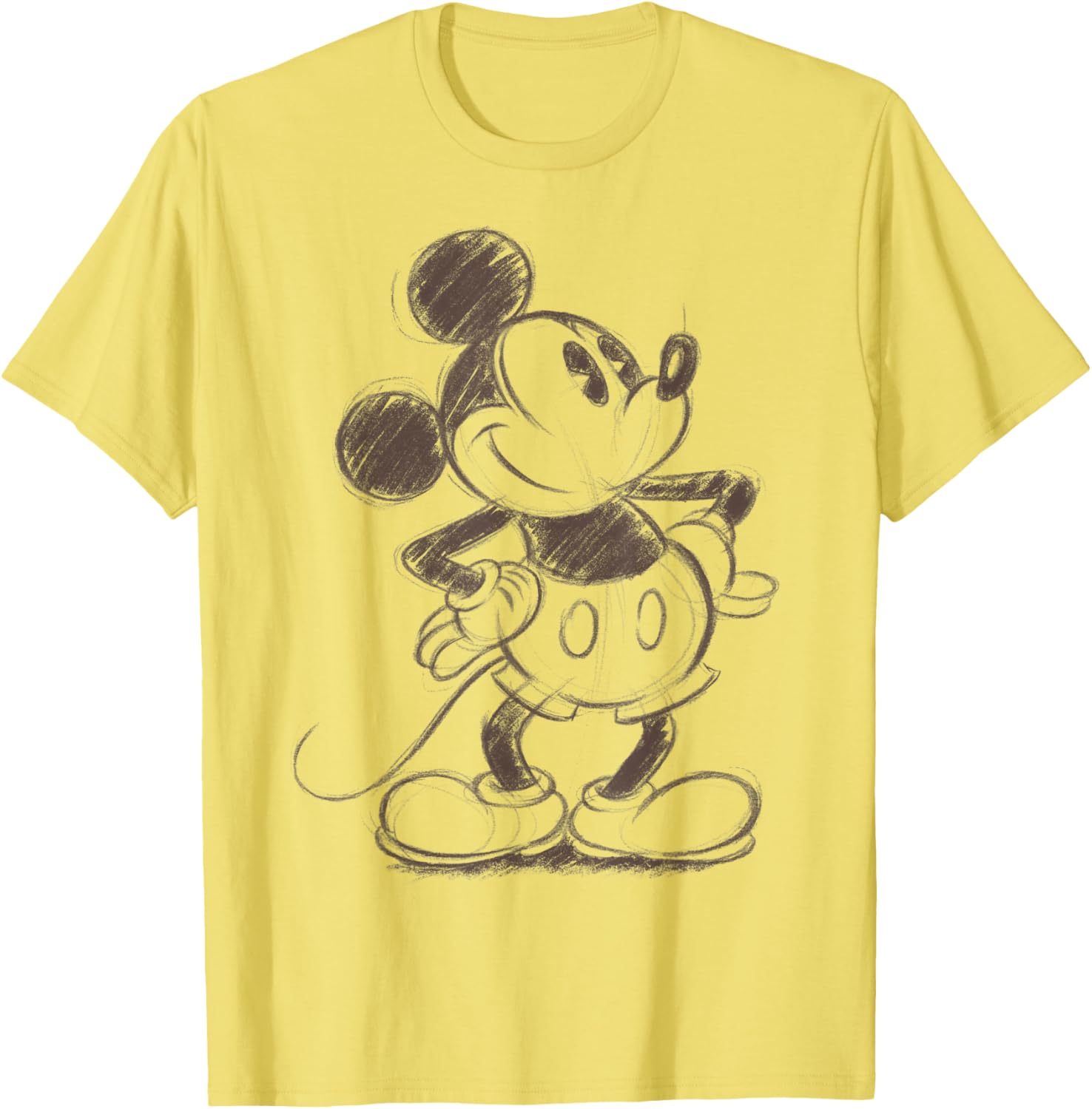 Mickey Mouse Sketch Portrait T-Shirt for Disney Fans and Collectors - 12