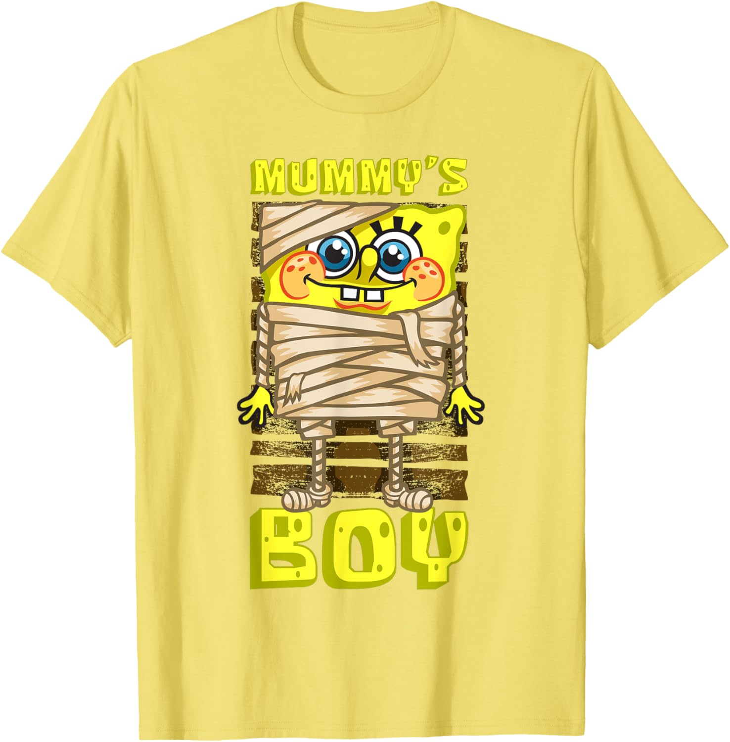 Mademark SpongeBob Mummy’s Boy Halloween T-Shirt for Mom and Son - 1