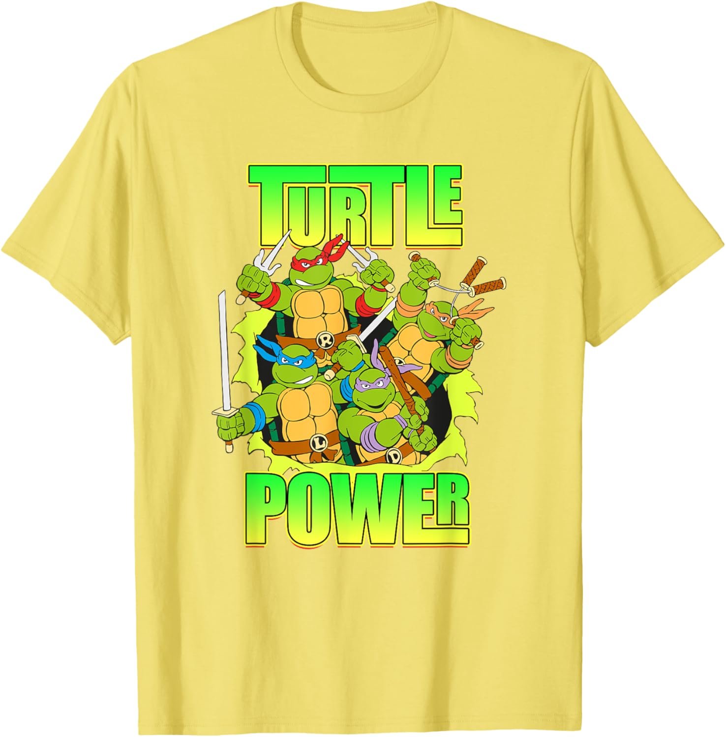 Mademark Teenage Mutant Ninja Turtles Retro Turtle Power T-Shirt - 15