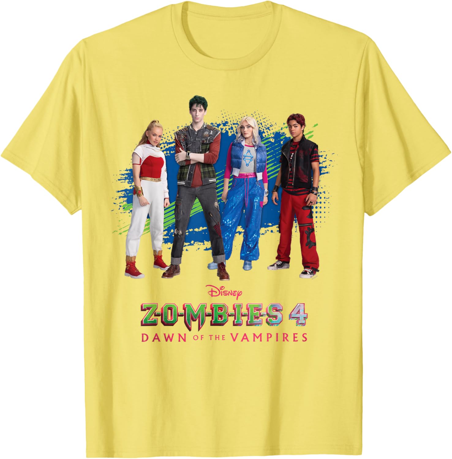 Disney Zombies 4 T-Shirt Featuring Nova, Victor, Zed, and Addison Logo - 11