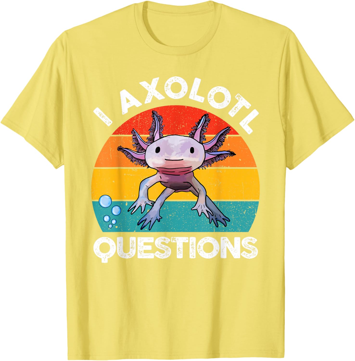 Cute Axolotl Questions Graphic Kids T-Shirt Fun and Stylish Gift for Kids - 22