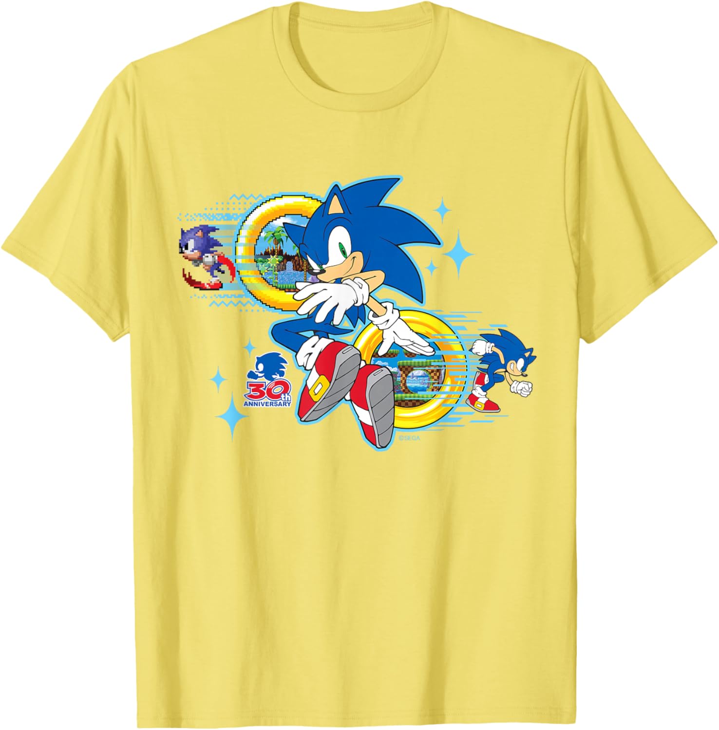 Sonic the Hedgehog 30th Anniversary Short Sleeve Tee for Fans - 23