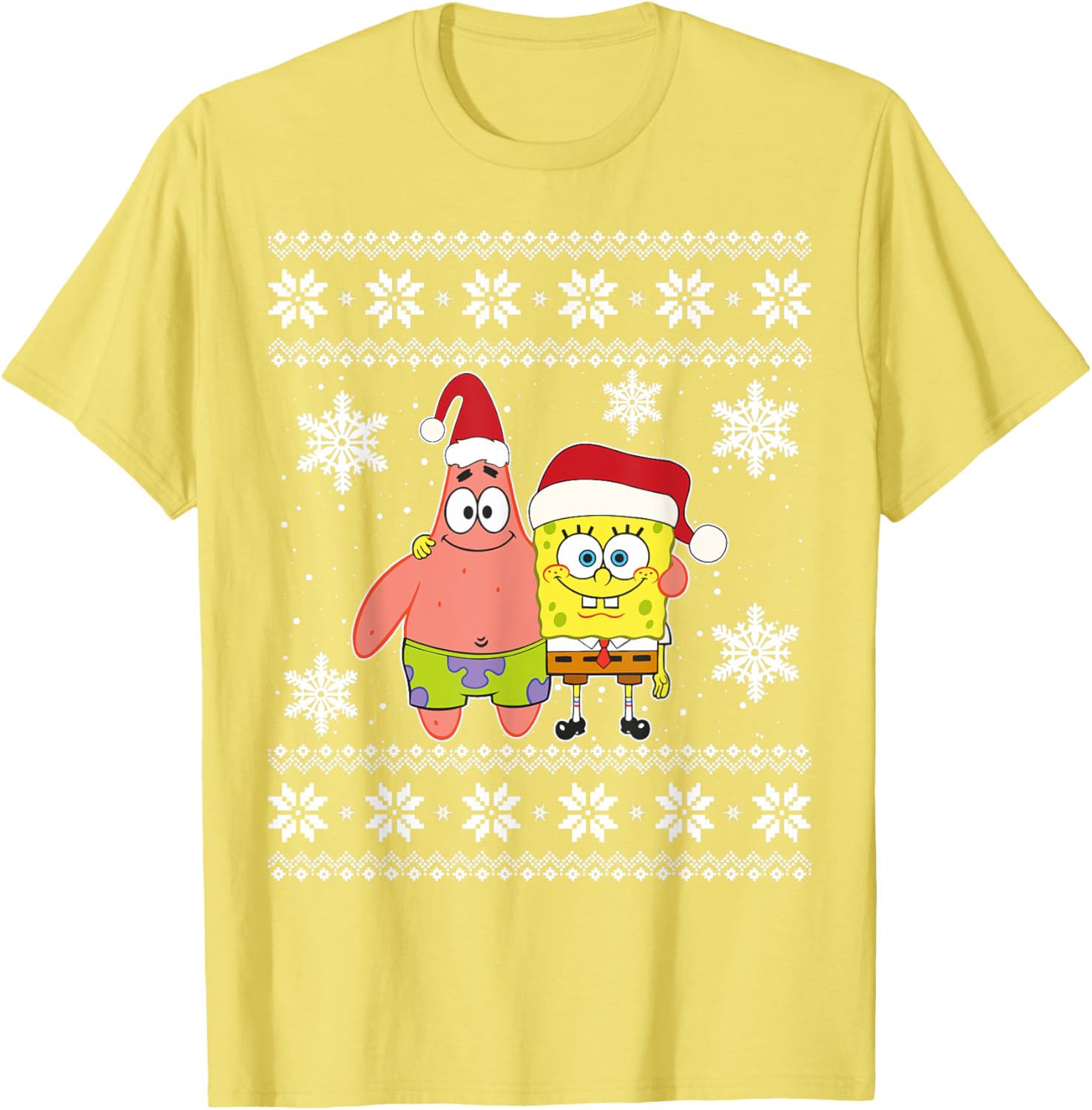Mademark x SpongeBob SquarePants Best Friends Christmas Graphic T-Shirt - 9