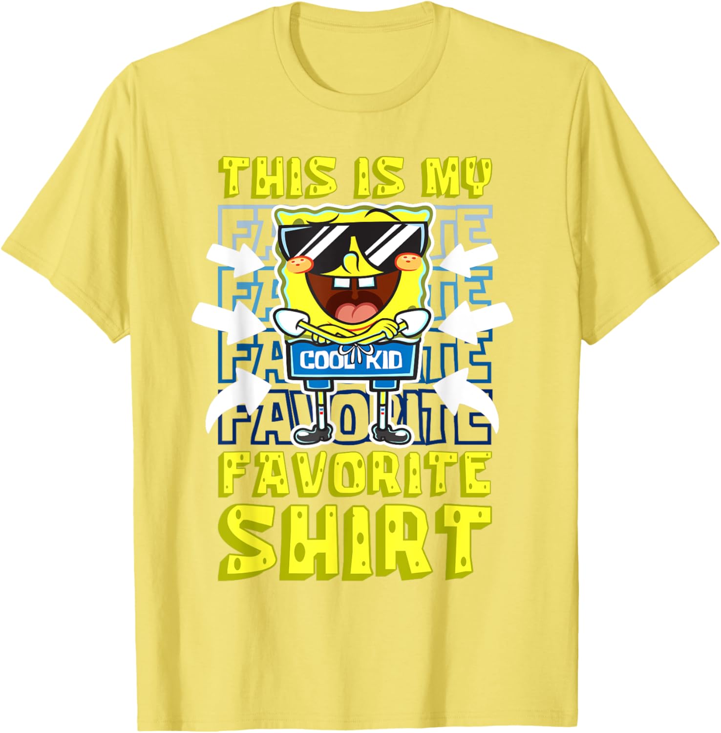 Mademark x SpongeBob SquarePants Cool Kid T-Shirt for Trendy Kids - 9