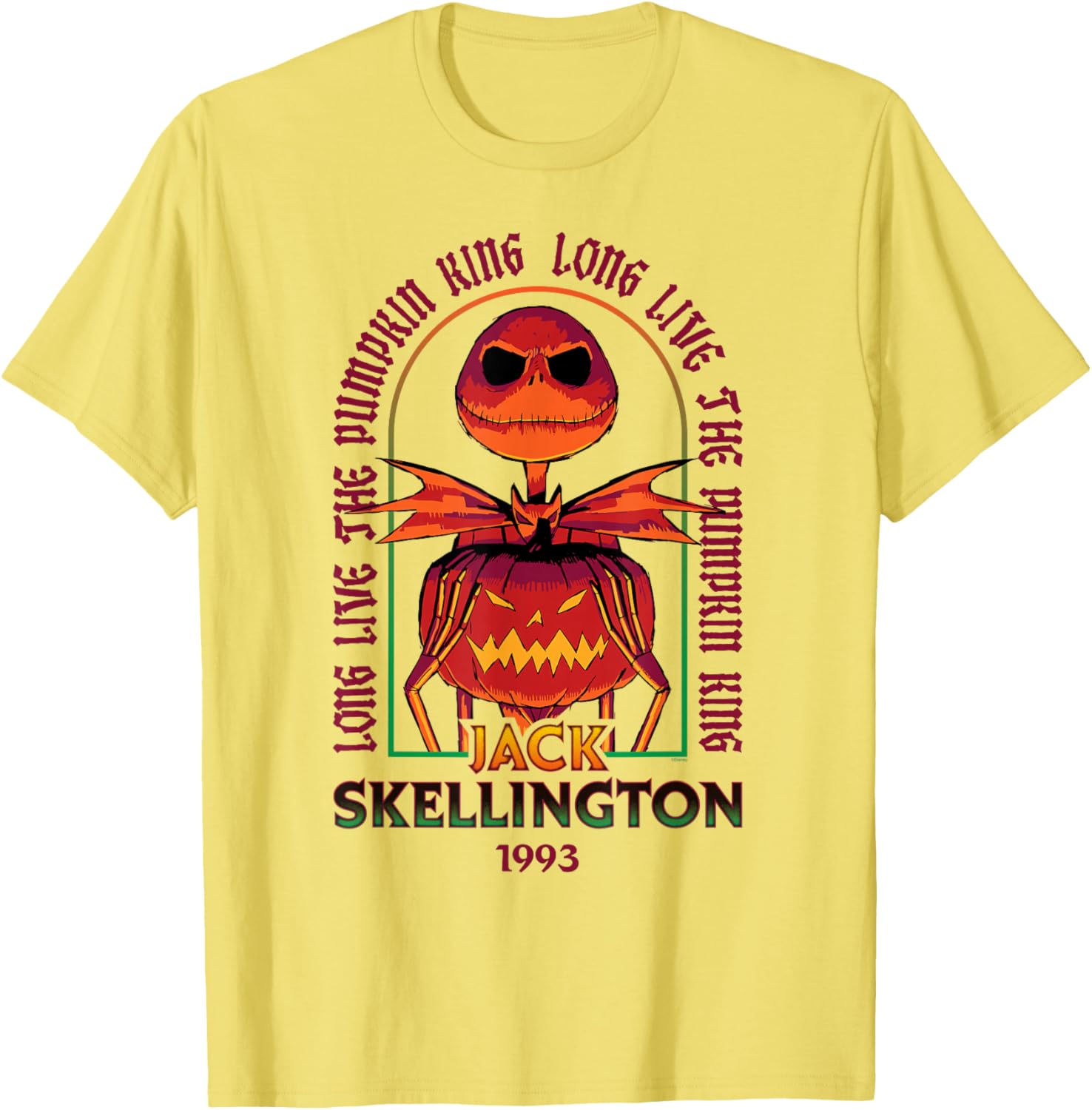 Disney Nightmare Before Christmas Jack T-Shirt 1993 for Fans and Collectors - 2