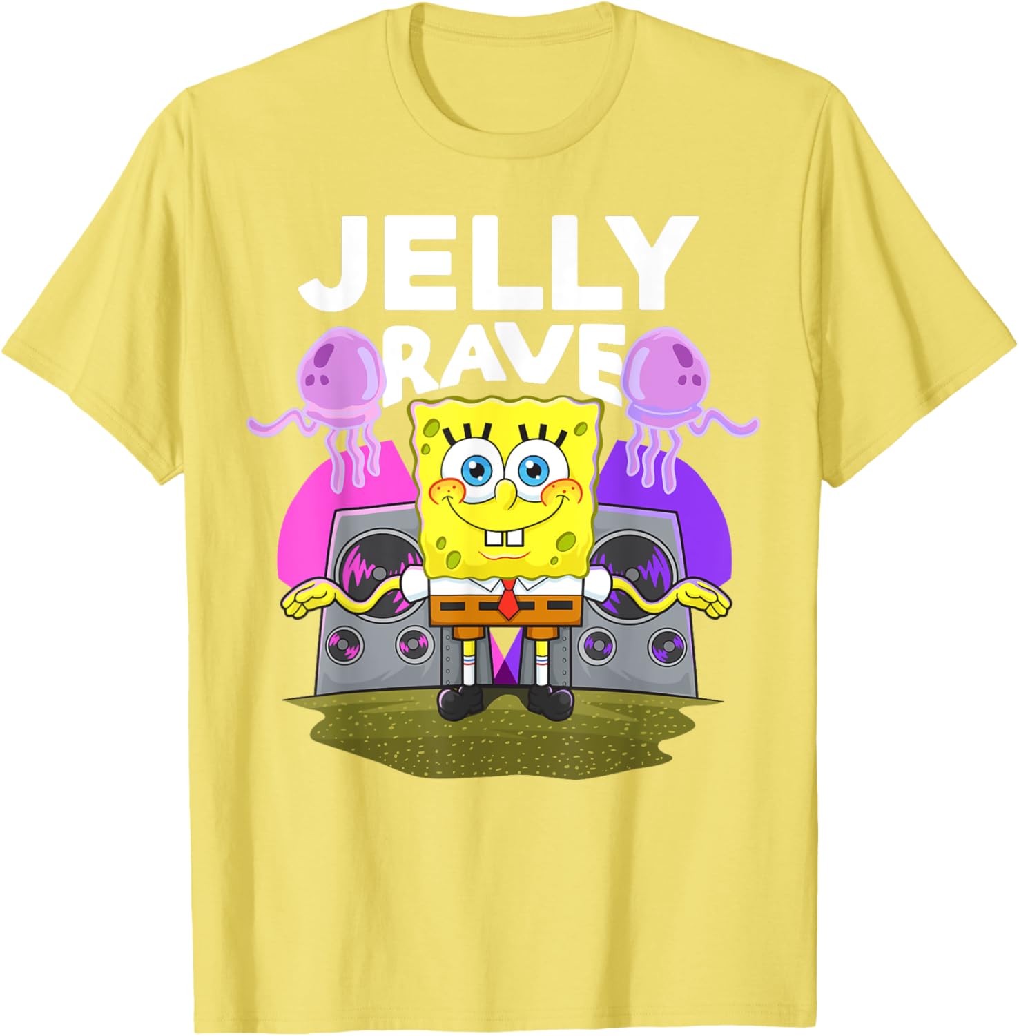 Mademark x SpongeBob SquarePants Jelly Jam Rave T-Shirt for Fun Lovers - 1