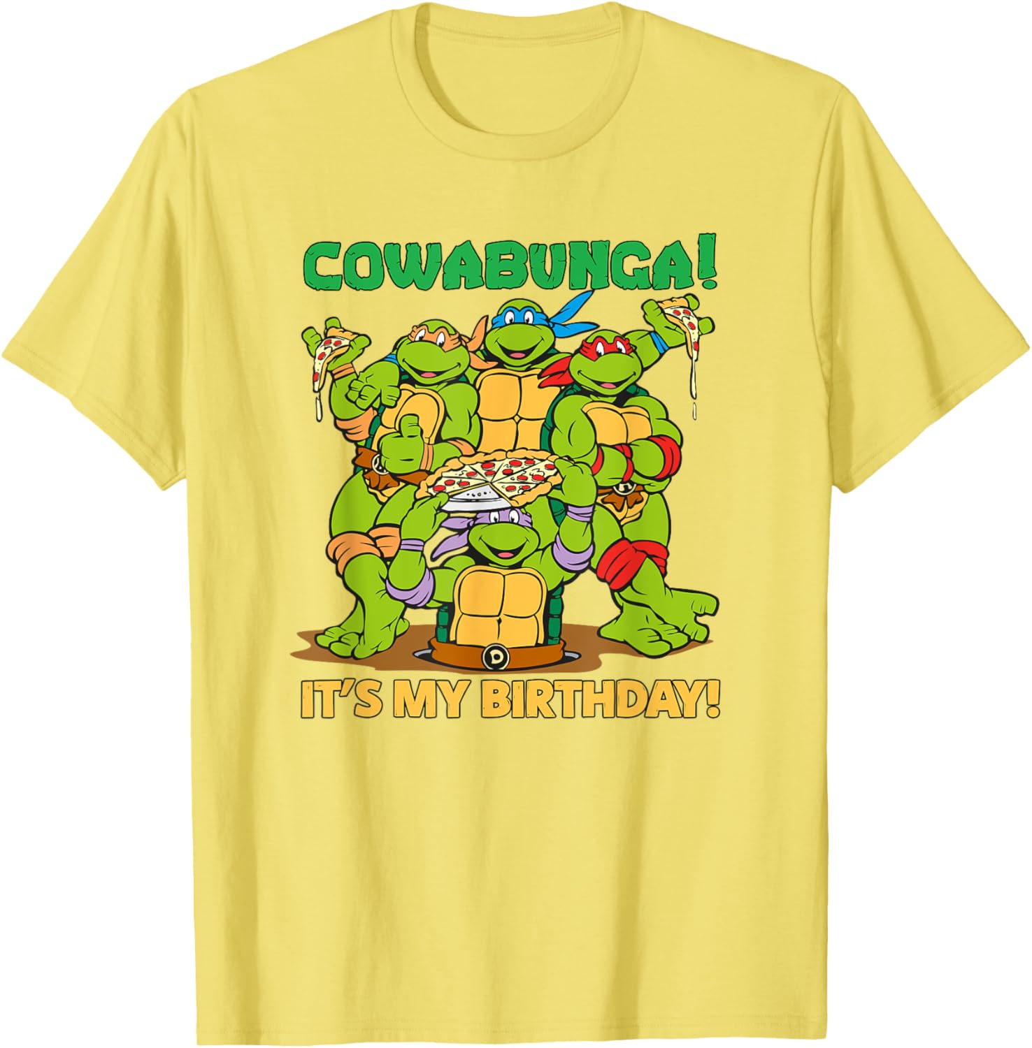 Mademark Teenage Mutant Ninja Turtles Birthday T-Shirt for Kids - 16