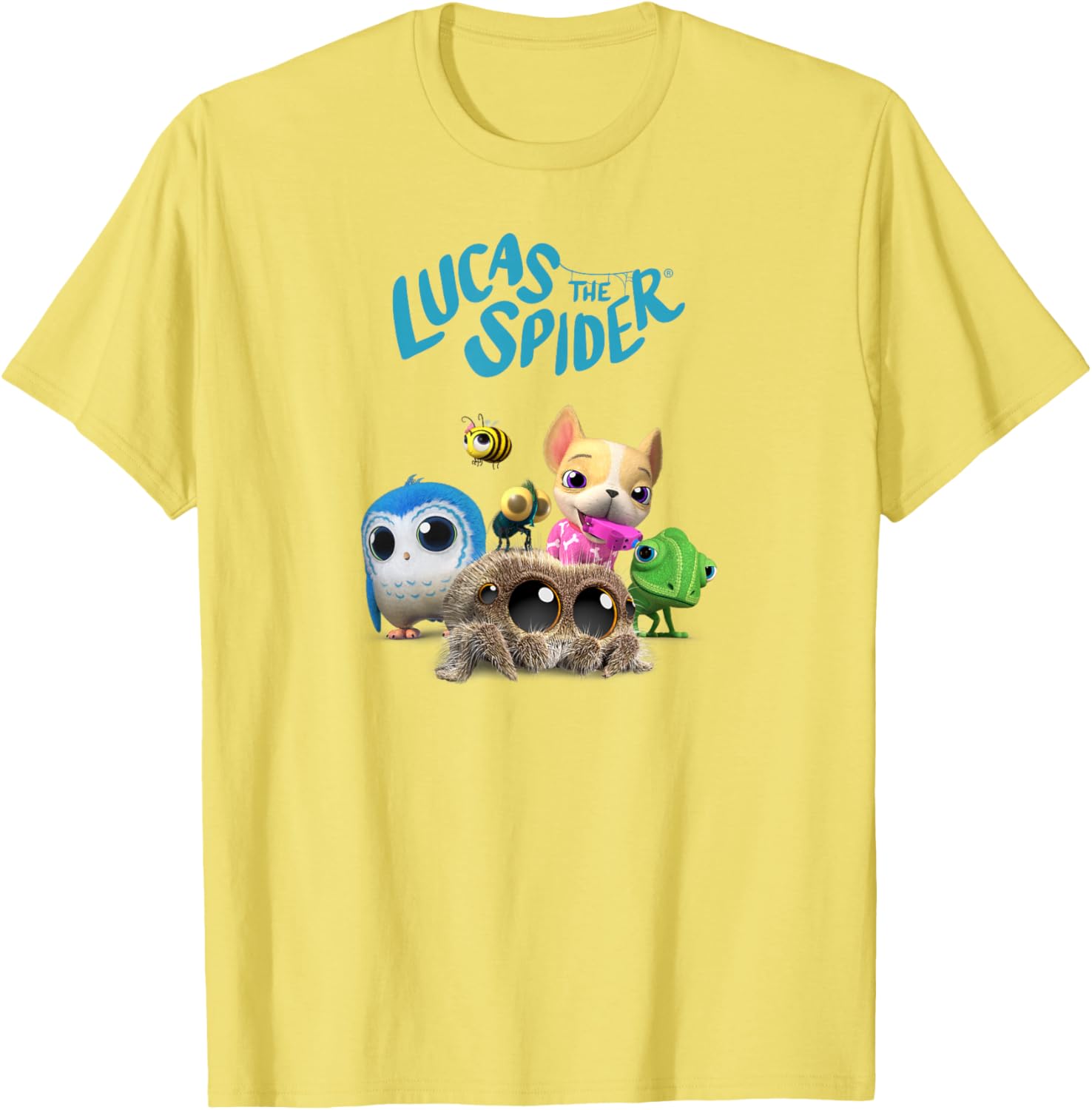 Lucas the Spider and Friends Cute T-Shirt for Kids and Adults - 8