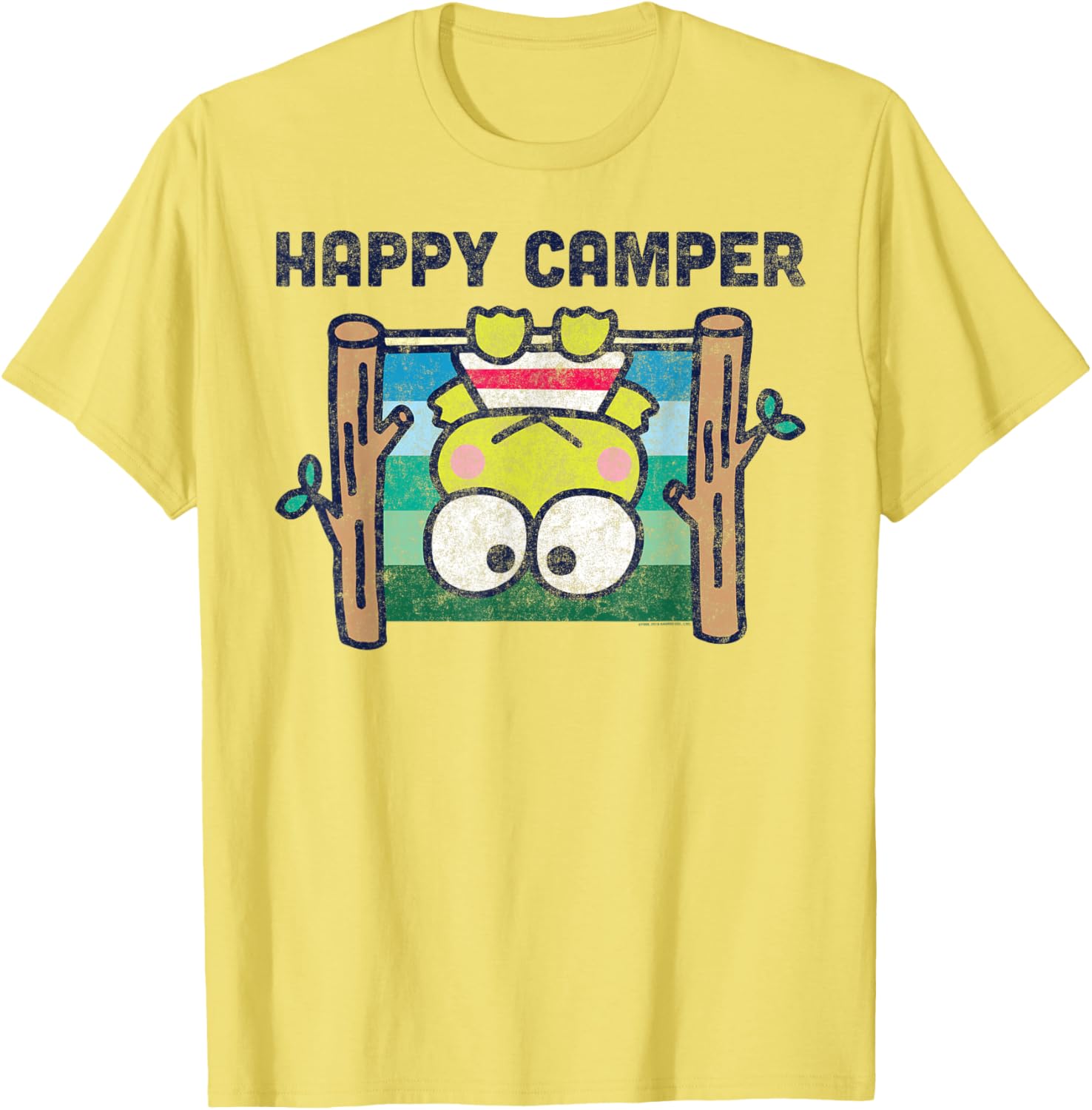 Keroppi Happy Camper T-Shirt Fun Outdoor Adventure Apparel for Kids - 20