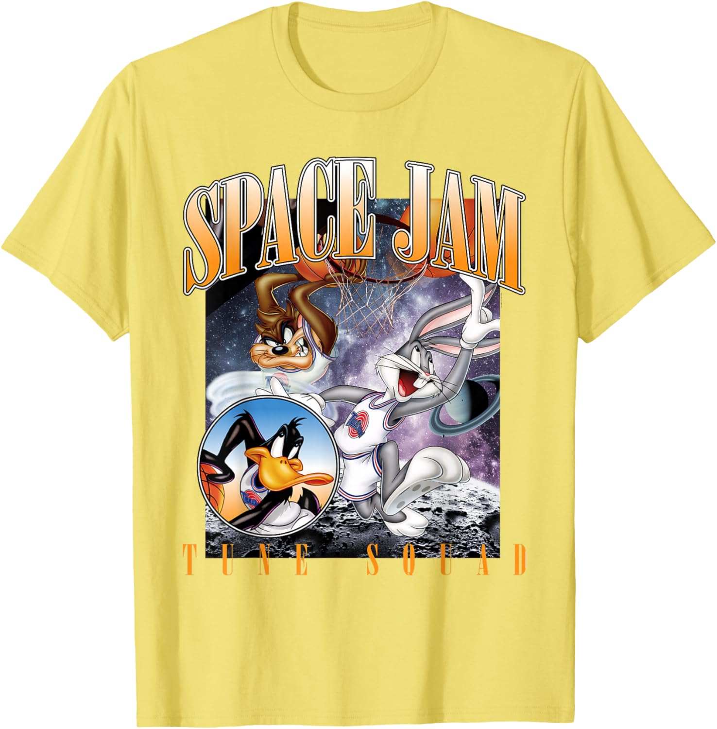 Vintage Space Jam Tune Squad T-Shirt for Fans of Classic Basketball Style - 10