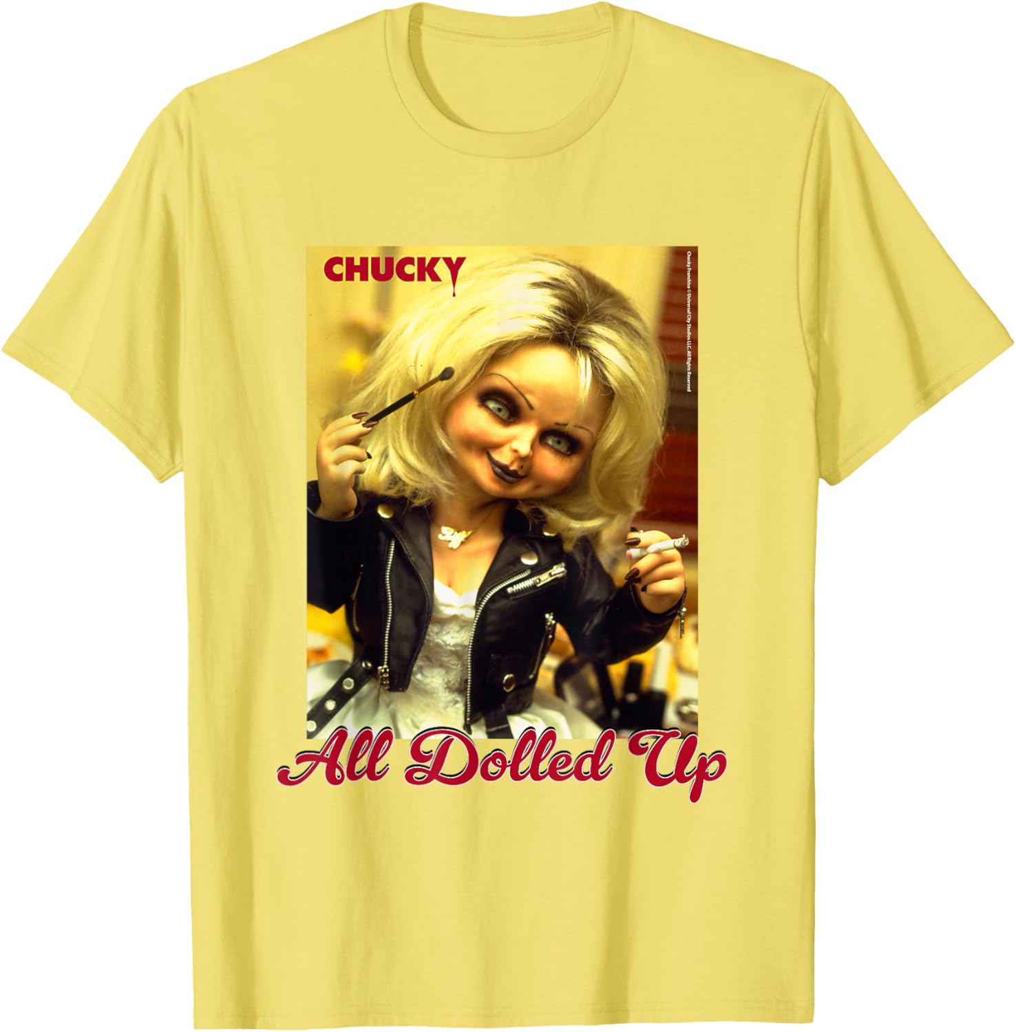 Chucky and Tiffany All Dolled Up T-Shirt for Horror Movie Fans - 12
