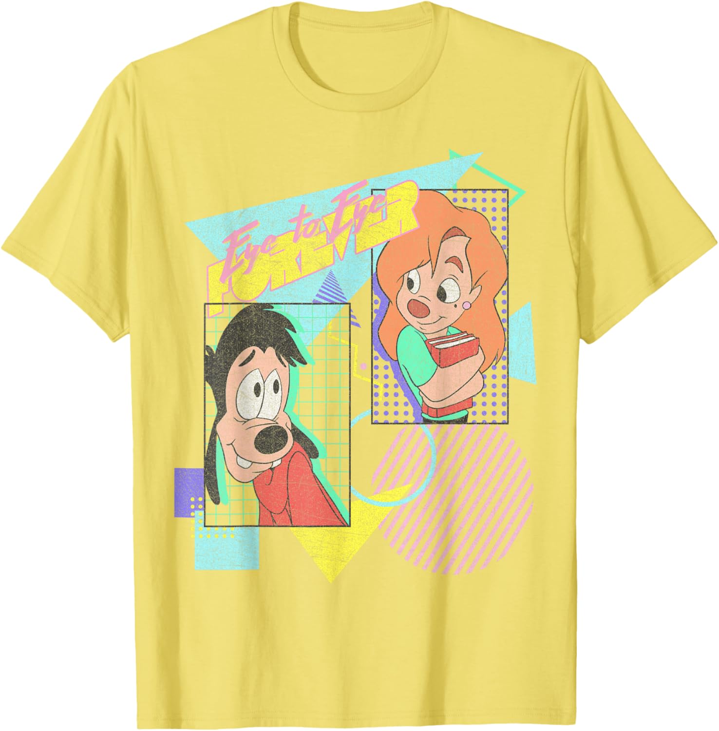 Disney A Goofy Movie Max and Roxanne Eye to Eye Forever T-Shirt for Fans - 13