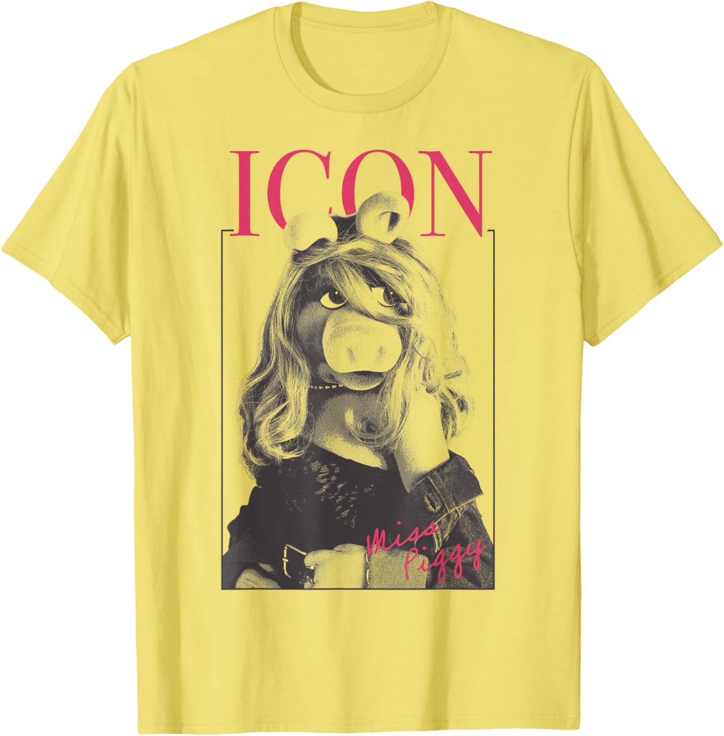 Disney The Muppets Miss Piggy Icon Magazine Poster T-Shirt for Fans - 5