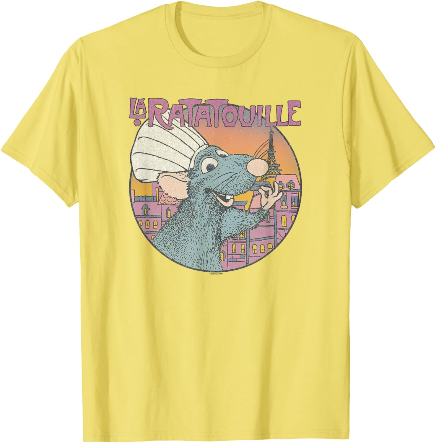 Disney Pixar Ratatouille Bon Appetit Circle Sign T-Shirt for Food Lovers - 9