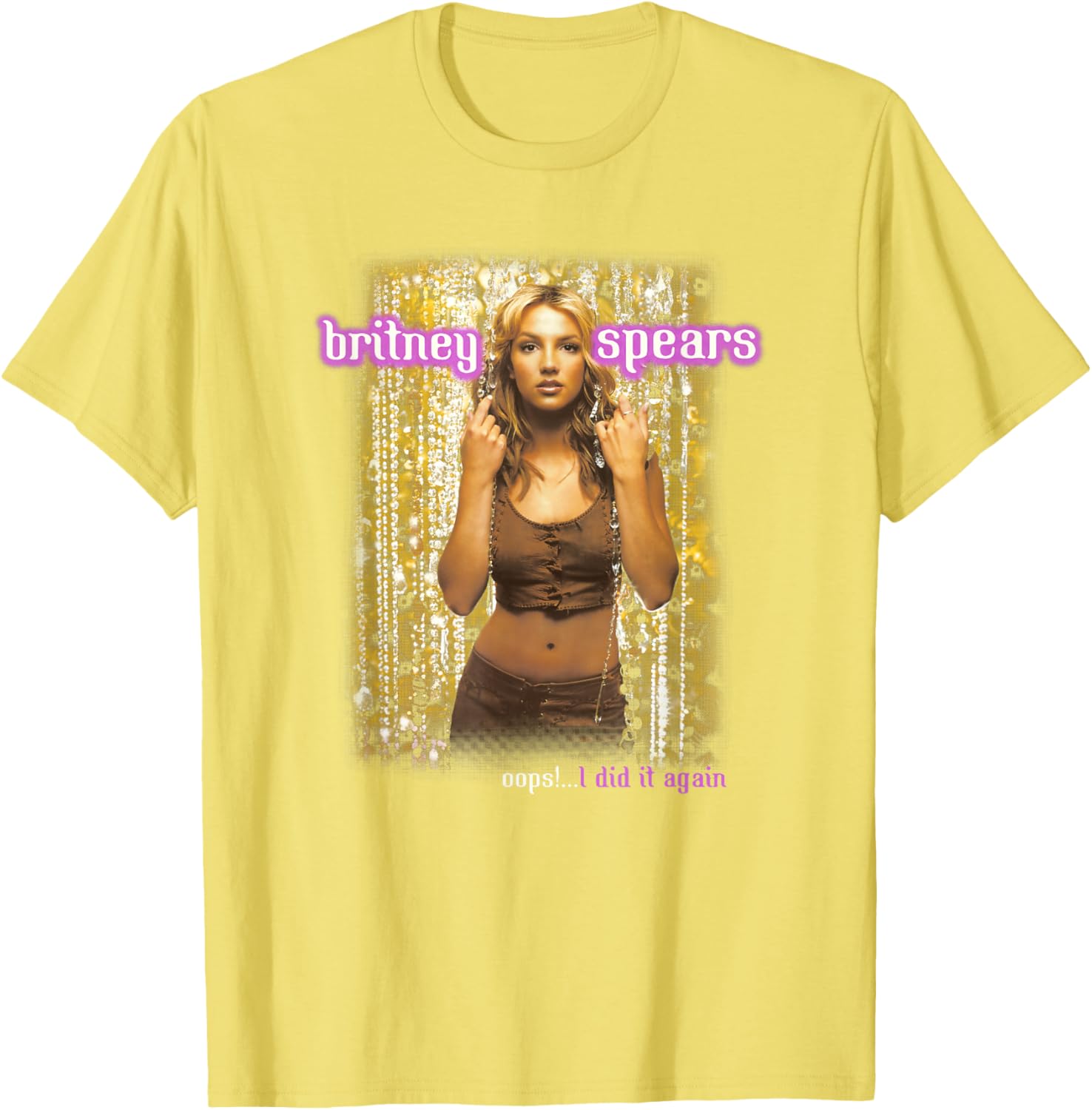 Britney Spears Oops I Did It Again Anniversary Tour Short Sleeve T-Shirt - 2