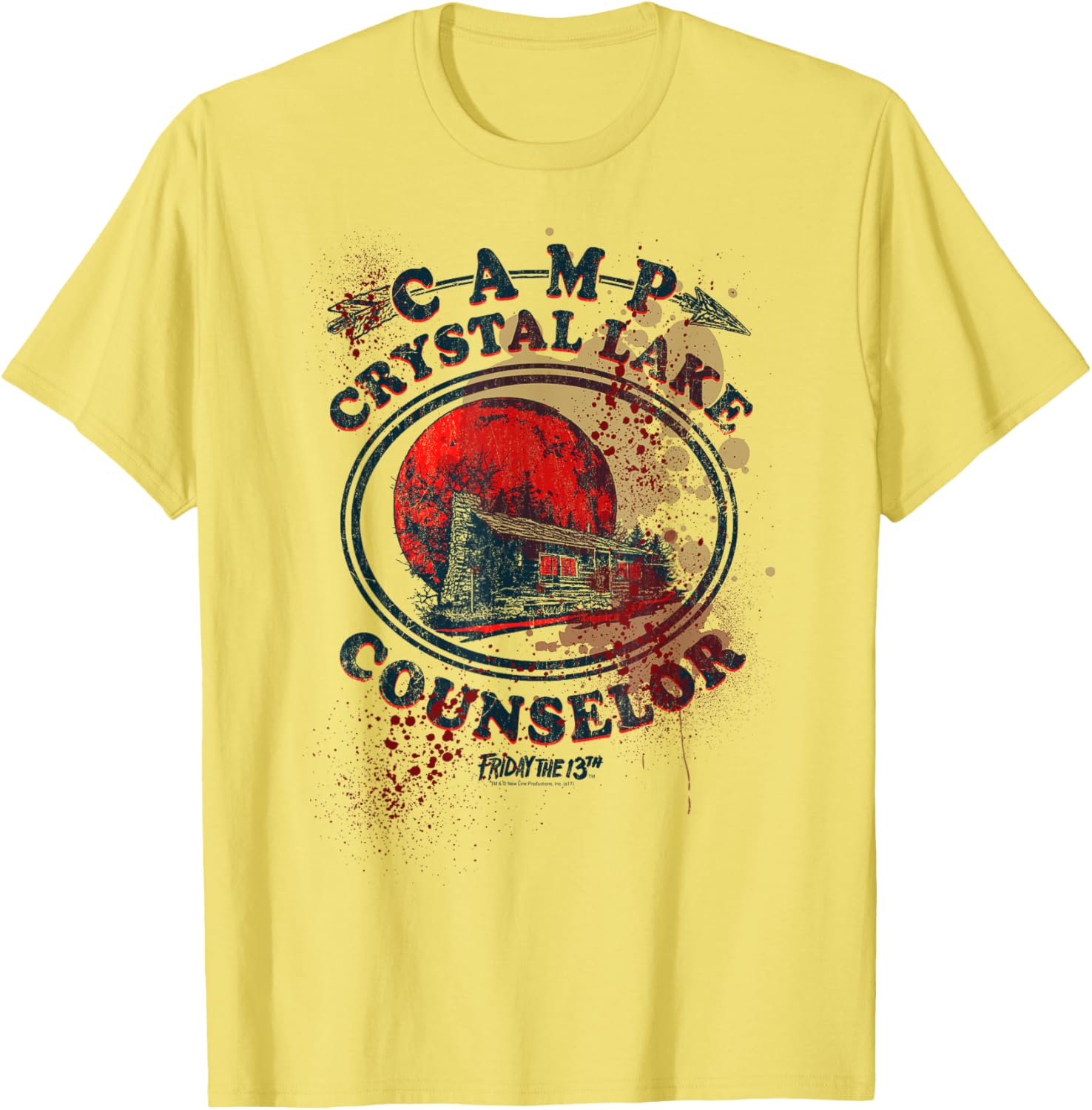 Friday the 13th Camp Counselor Victim T-Shirt for Horror Movie Fans - 4