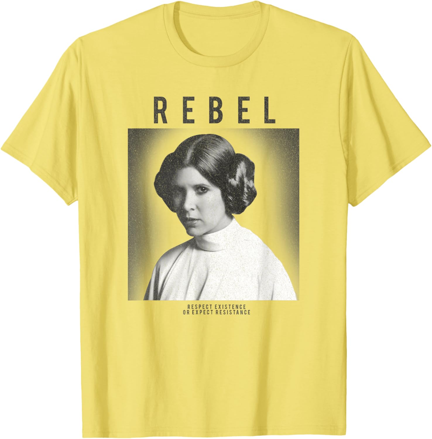 Star Wars Princess Leia Rebel Box Up Respect Existence T-Shirt for Fans - 6