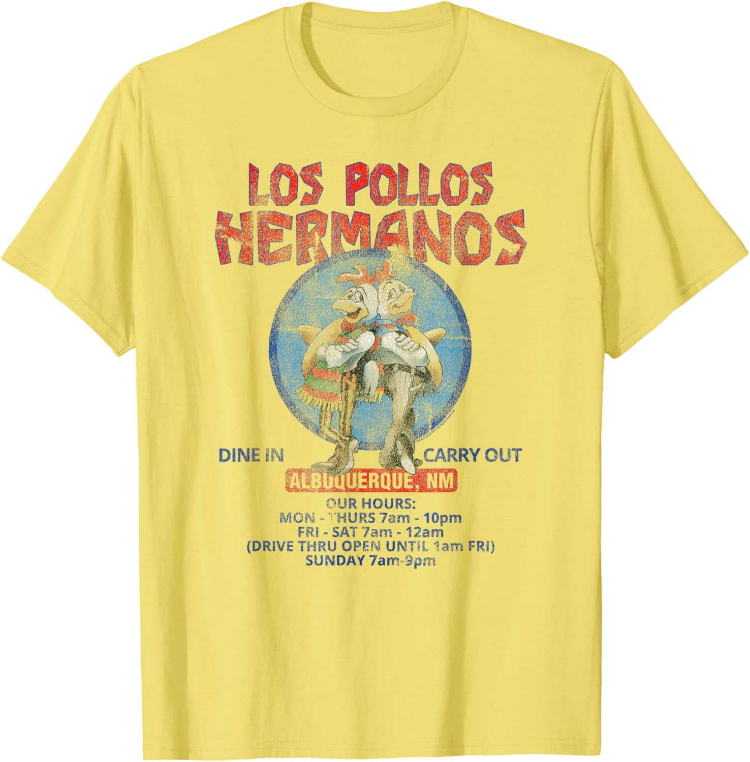 Breaking Bad Los Pollos Hermanos Retro T-Shirt - Albuquerque TV Show Apparel - 2