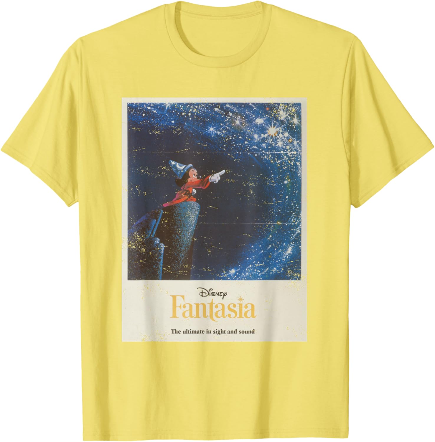 Disney Mickey Mouse Fantasia Retro Poster T-Shirt for Fans and Collectors - 24