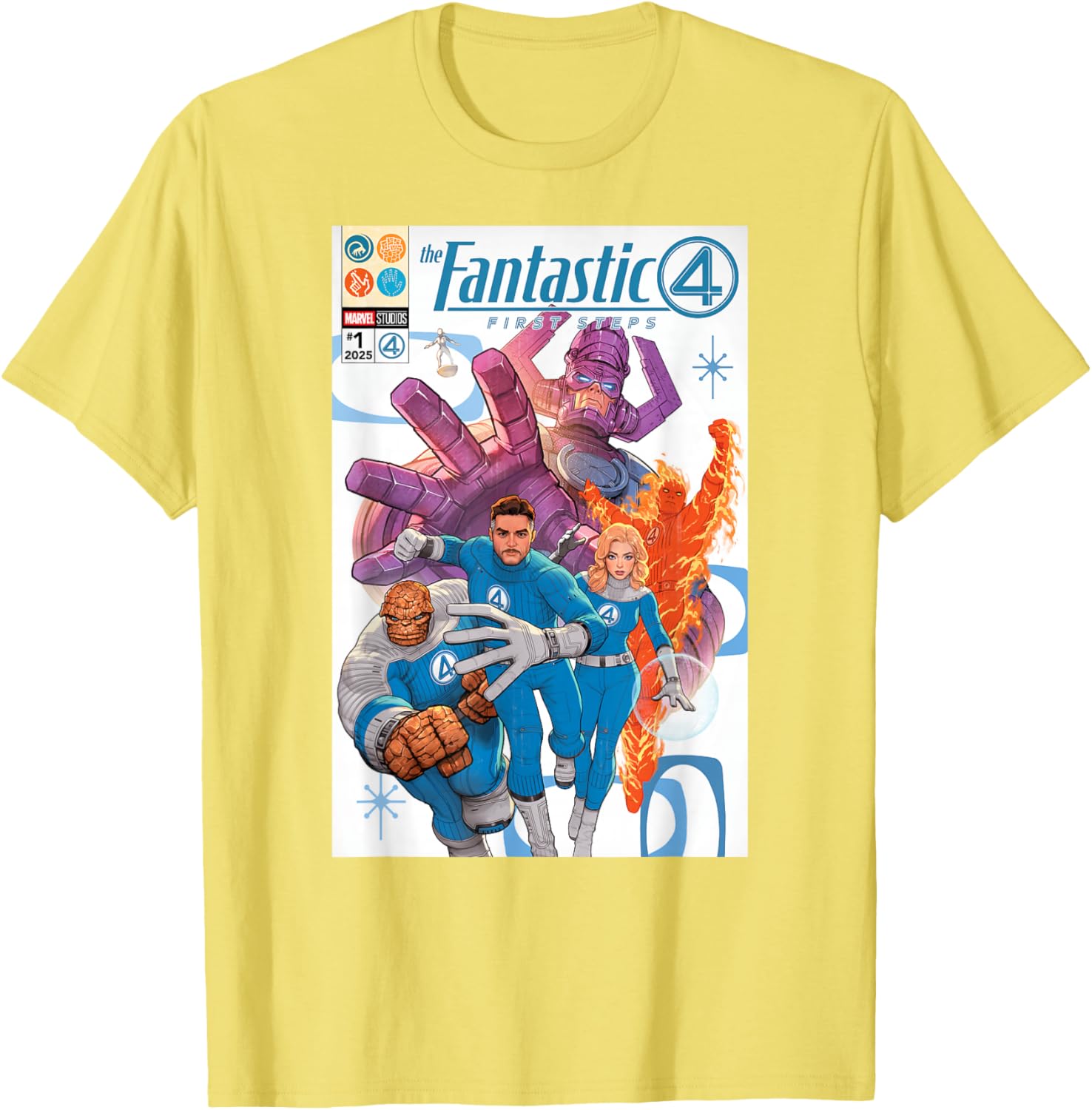 Marvel Fantastic Four Comic Book Cover Art T-Shirt for Fans and Collectors - 16
