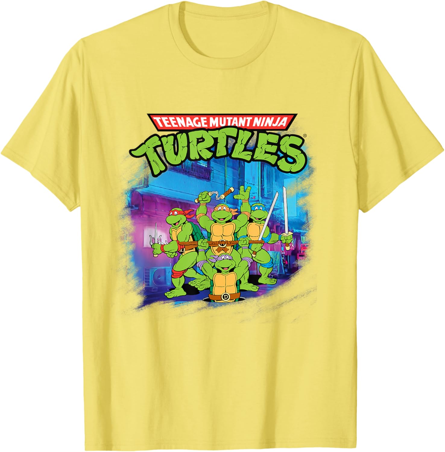 Mademark TMNT Classic Team T-Shirt for Fans of Teenage Mutant Ninja Turtles - 5