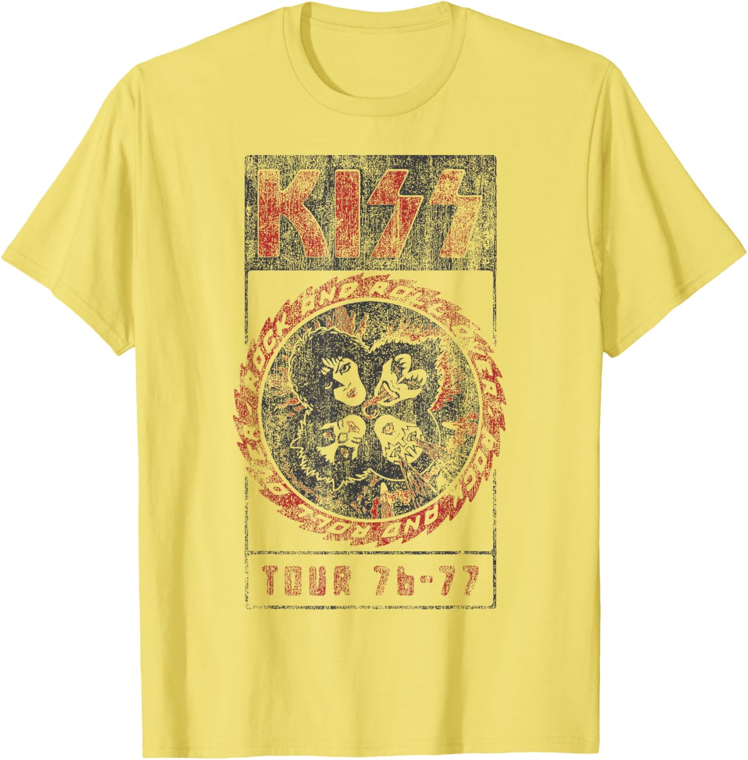 KISS Rock and Roll Over Vintage T-Shirt for Classic Rock Fans - 3