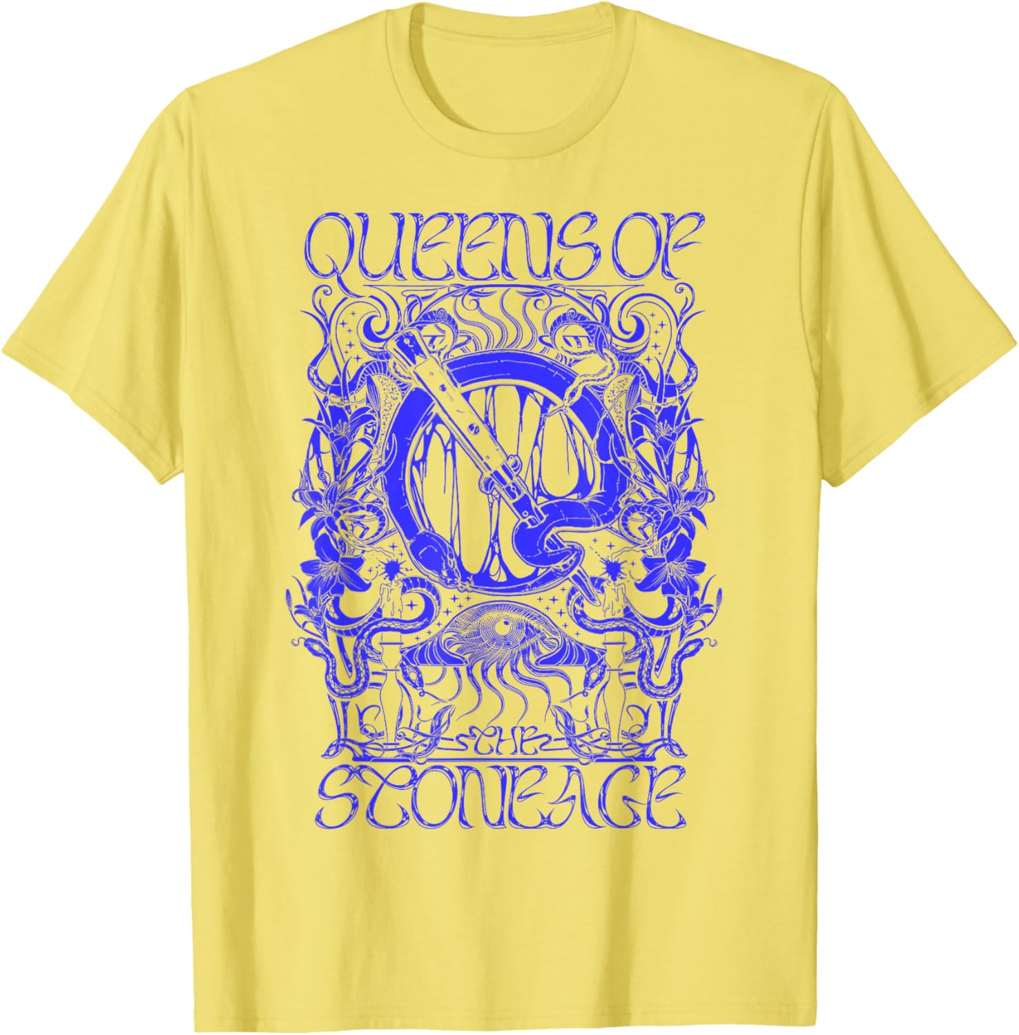Official Queens Of The Stone Age Illustrated T-Shirt for Fans - 8