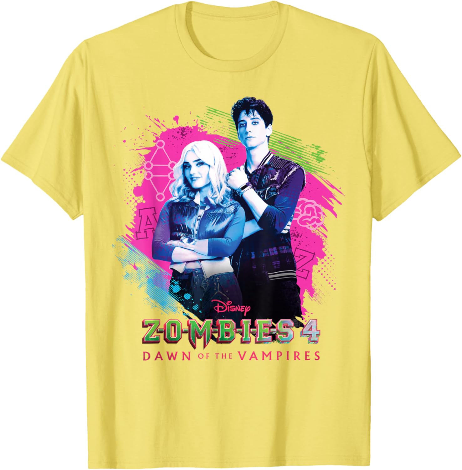 Disney Zombies 4 T-Shirt featuring Zed and Addison for fans - 6