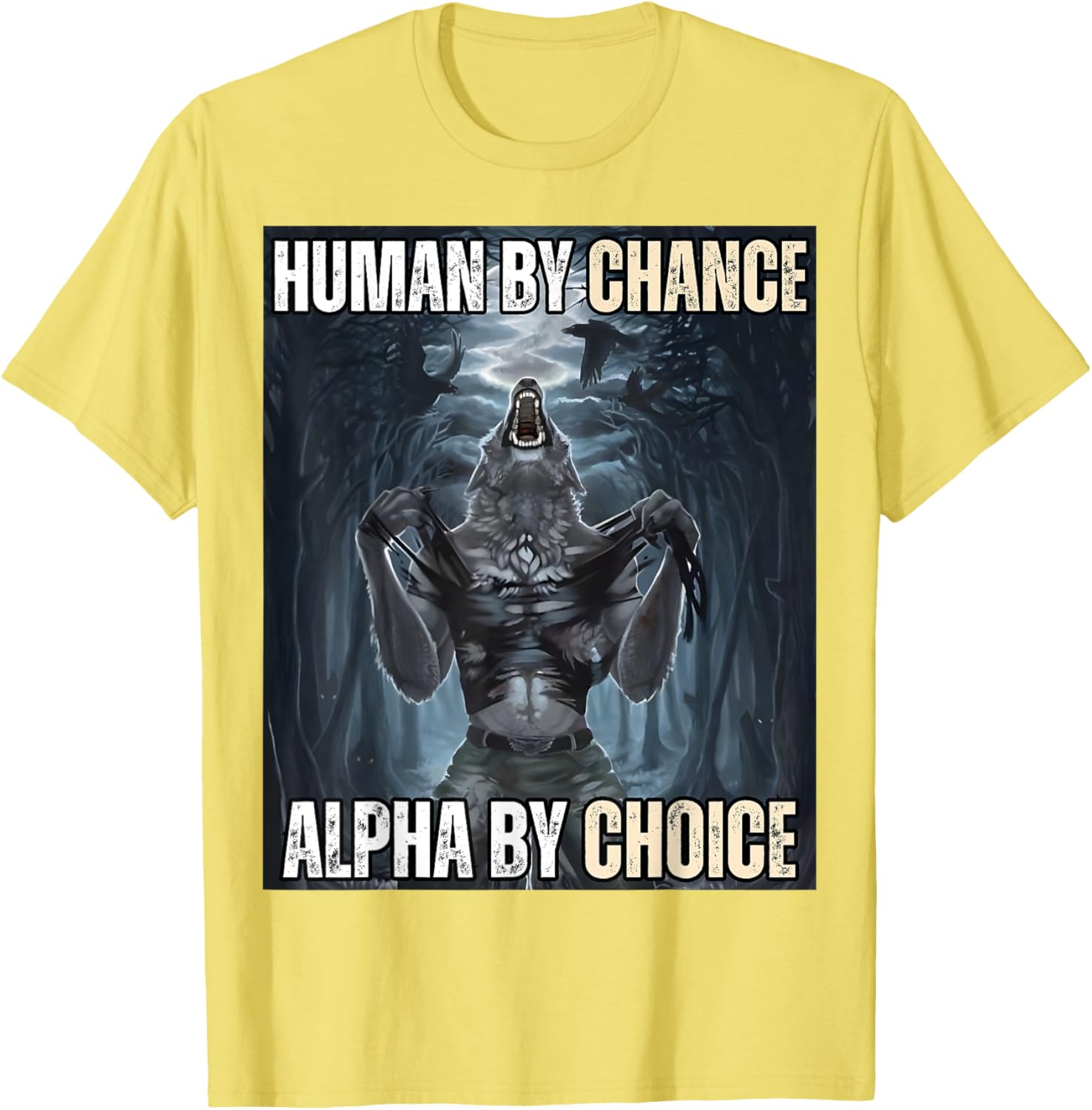 Funny Alpha Wolf Meme T-Shirt for Cool and Unique Style Fans - 23
