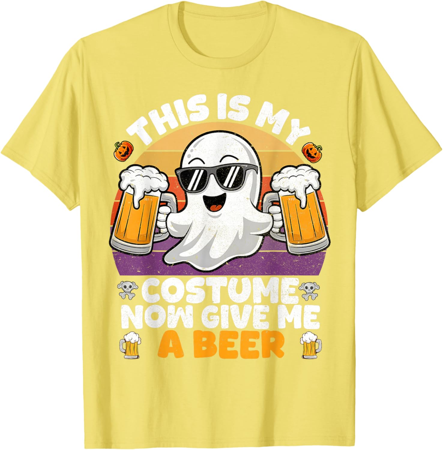 Funny Vintage Boo Halloween Costume T-Shirt for Men and Adults - 19