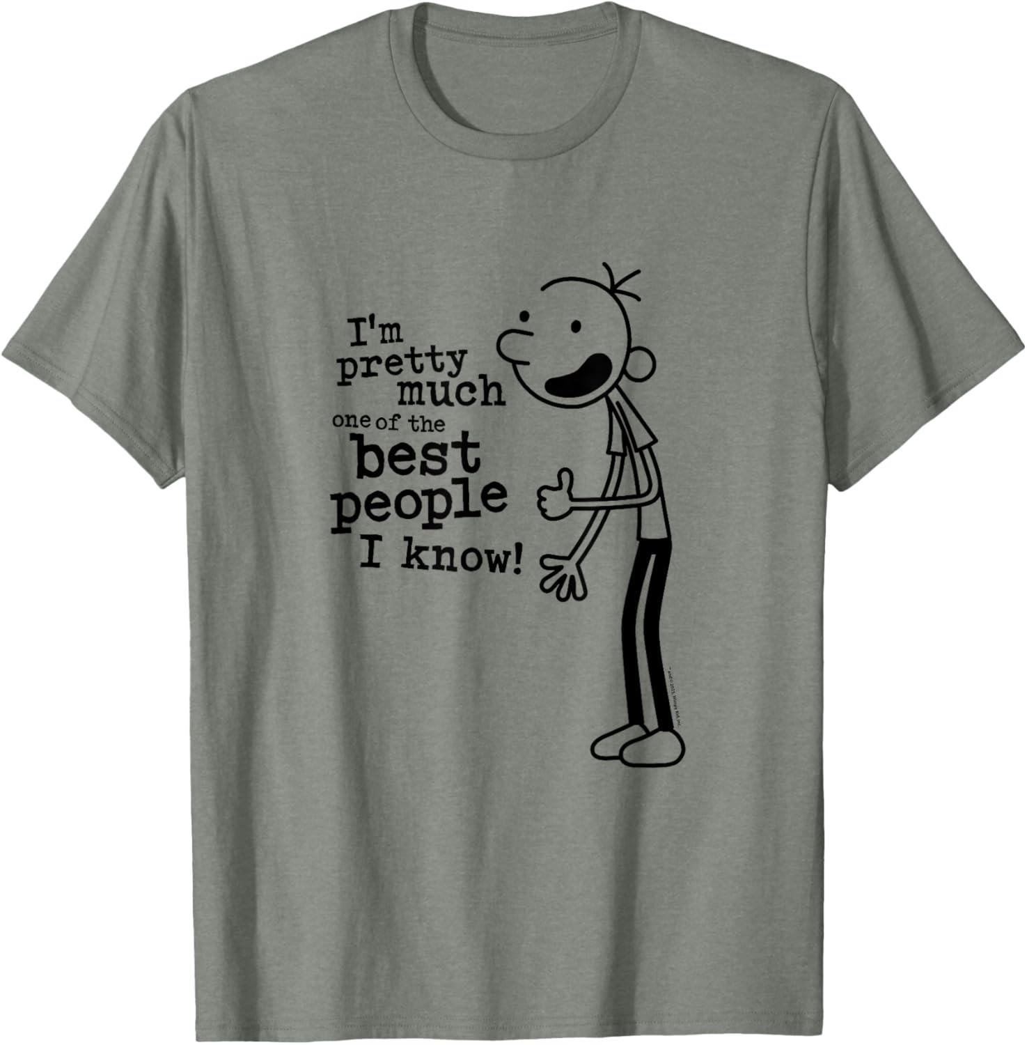Diary of a Wimpy Kid I'm The Best People I Know T-Shirt for Kids - 8