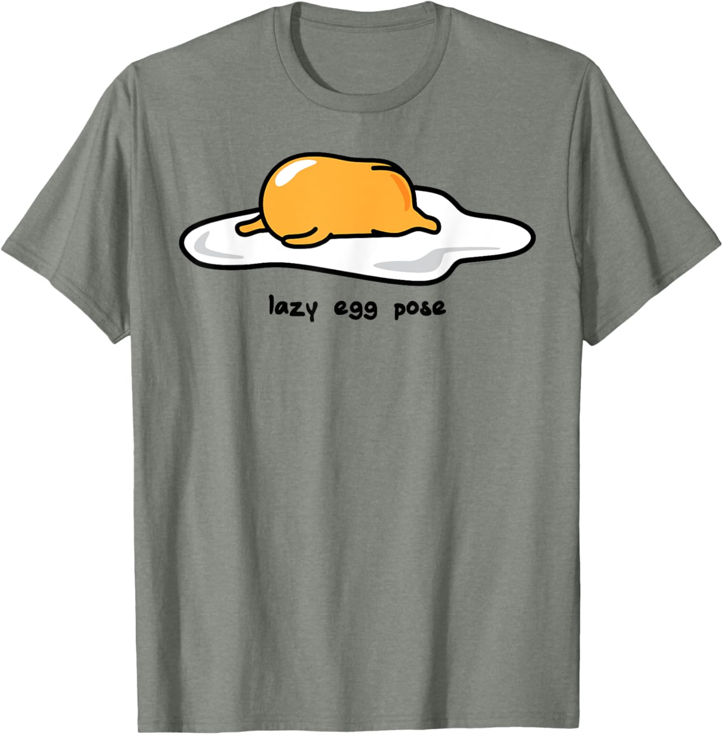 Gudetama Lazy Egg Yoga Pose T-Shirt for Fun and Comfort Lovers - 5