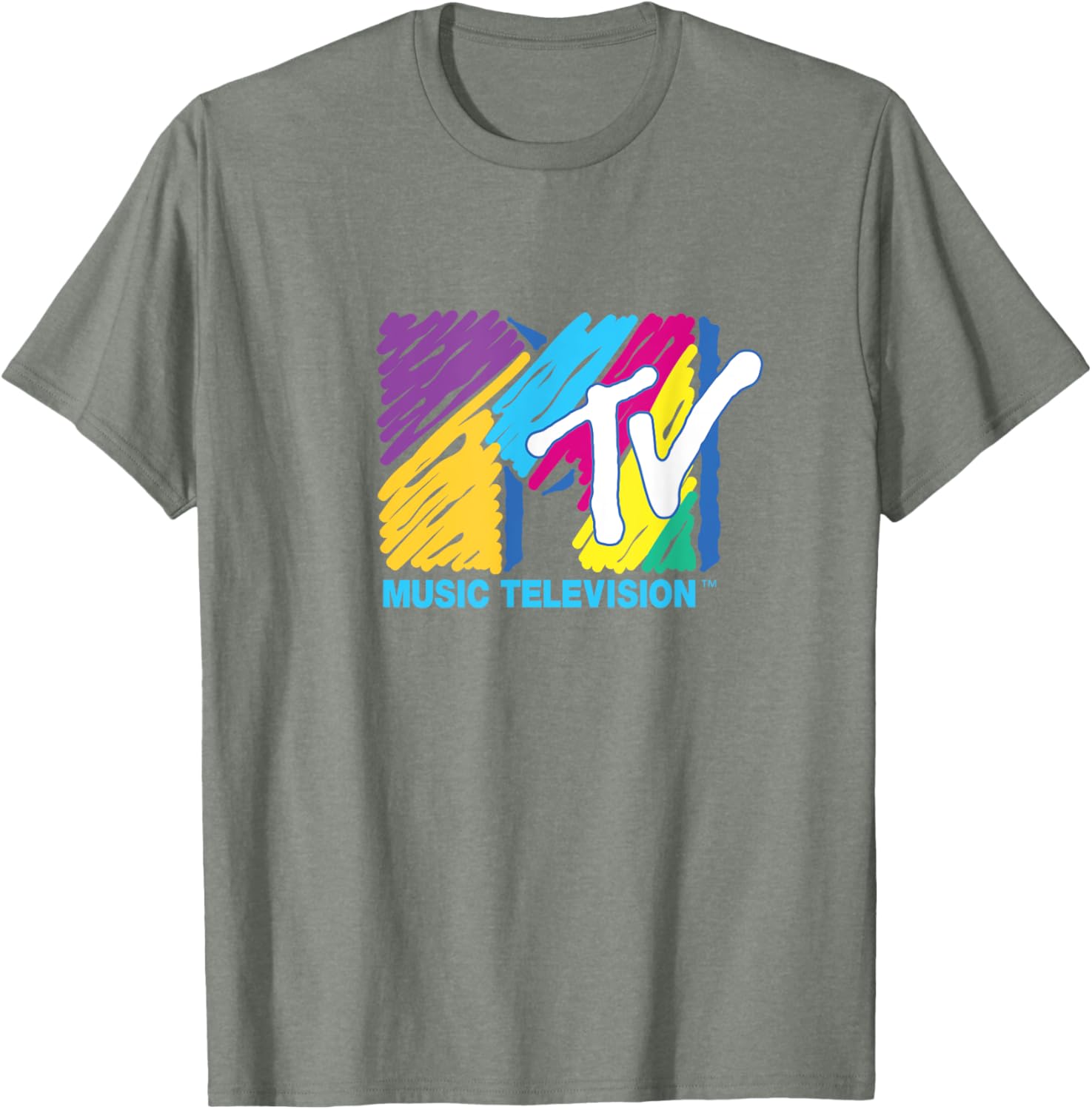 Mademark x MTV Colorful Logo Big Pen T-Shirt for Music Lovers - 2