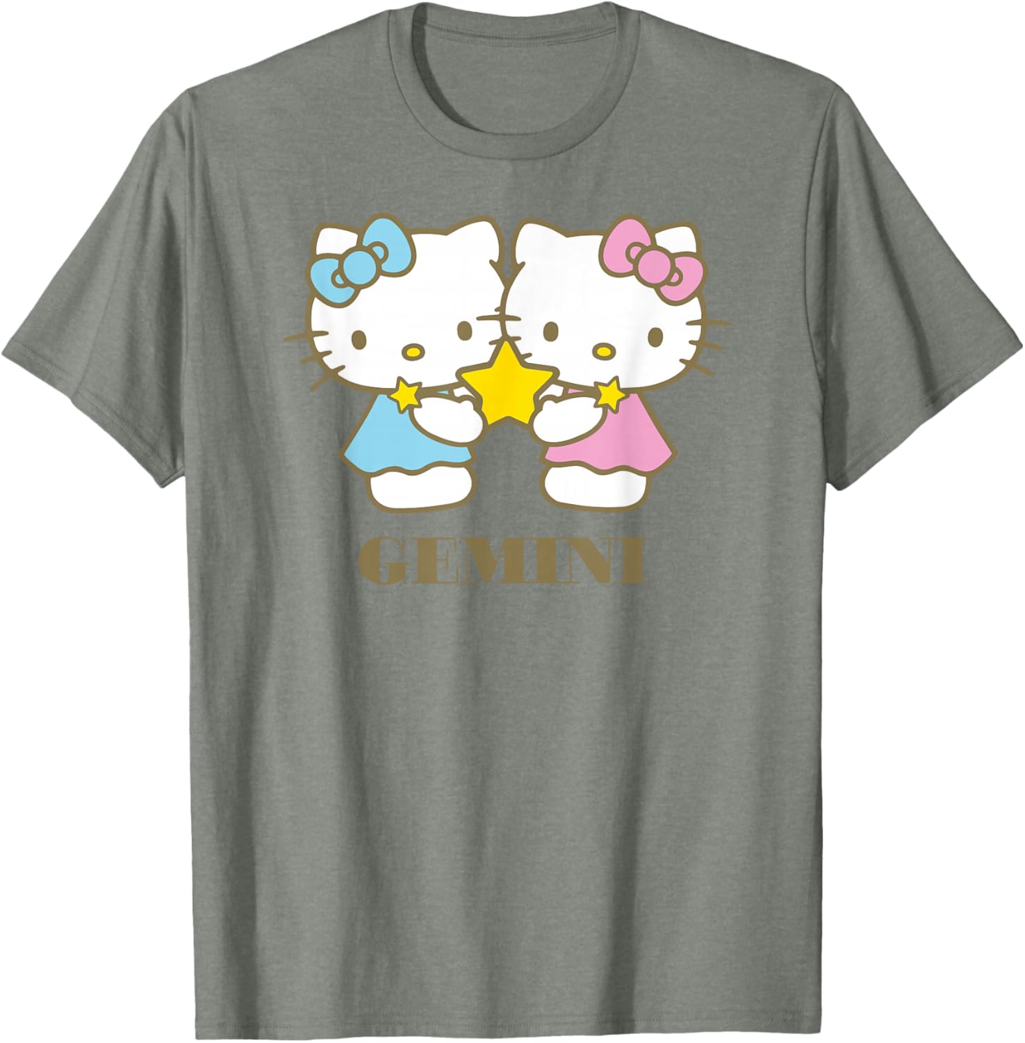 Hello Kitty Gemini T-Shirt for Zodiac Fans - Cute and Stylish Apparel - 3