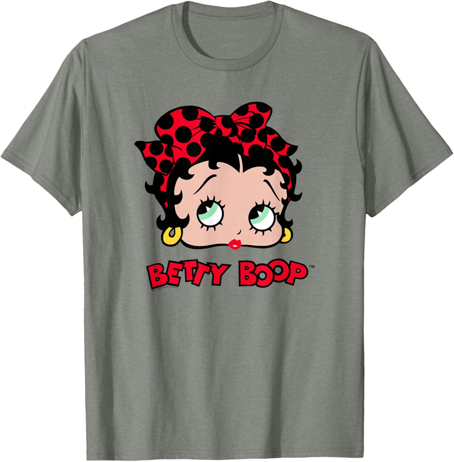 Betty Boop Vintage Dot Bow T-Shirt - Classic Pin Up Style Apparel - 11